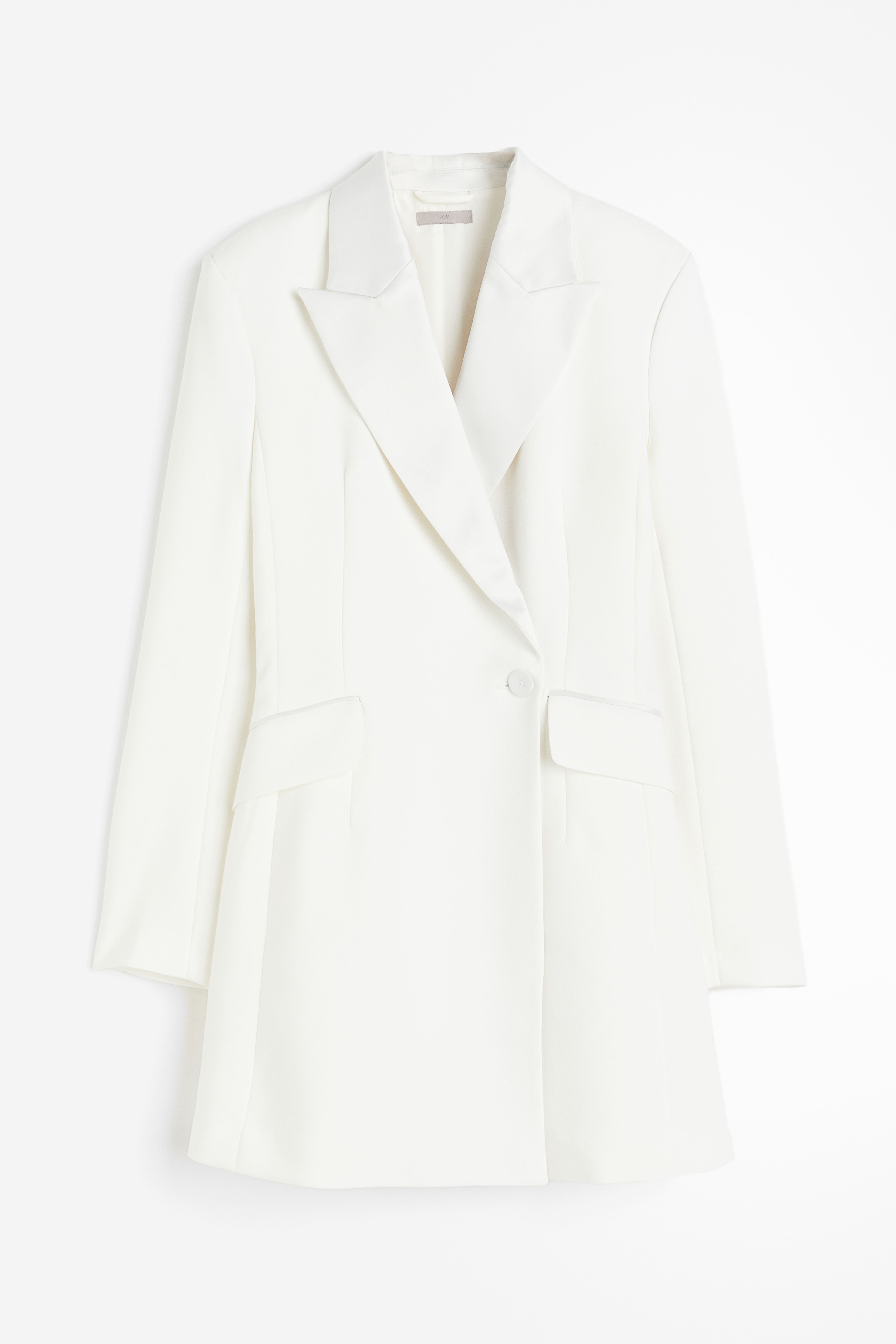 Jacket dress white best sale