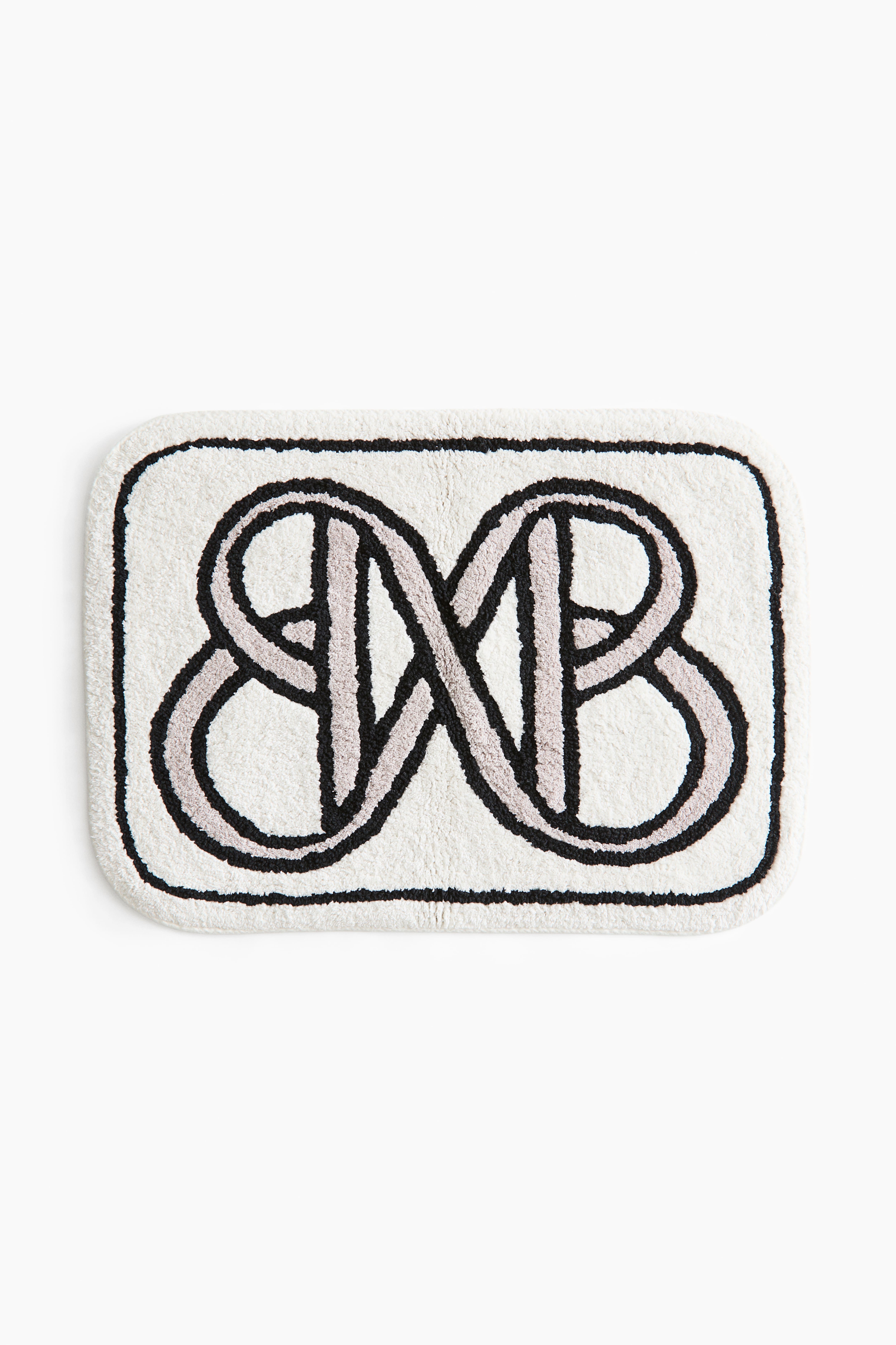 Tapis de bain avec motif