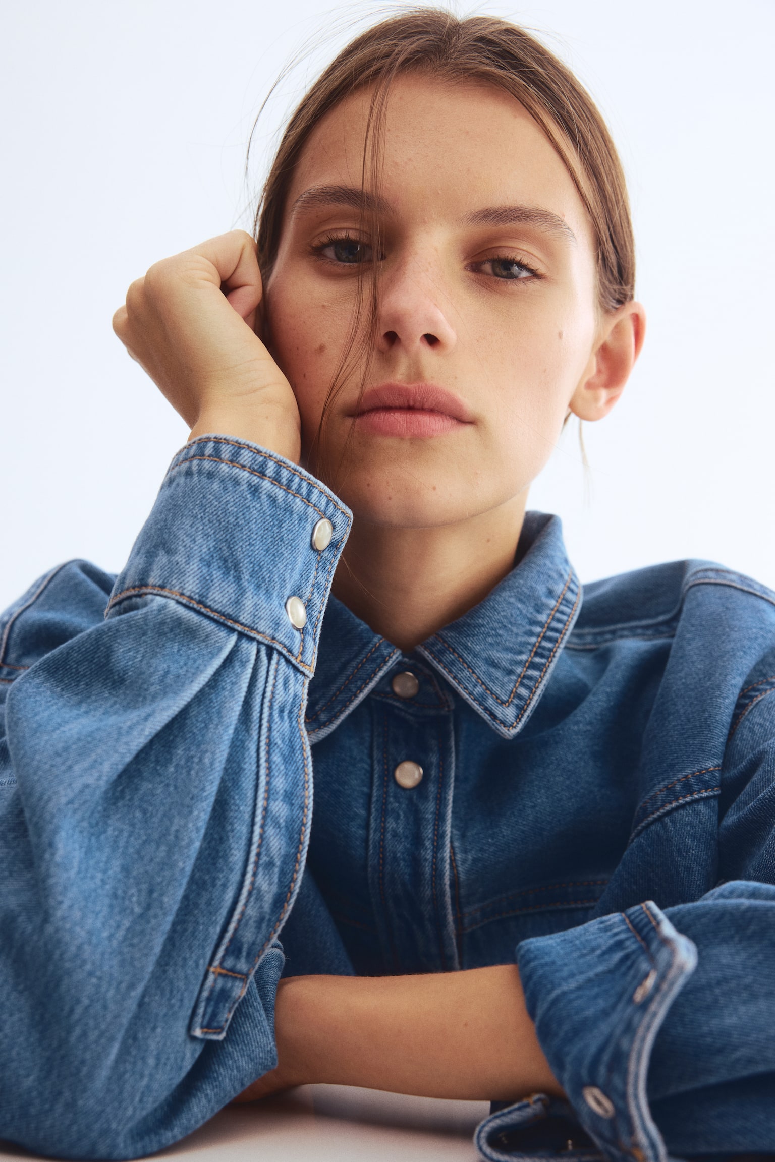 Camisa de denim - Azul denim - 4