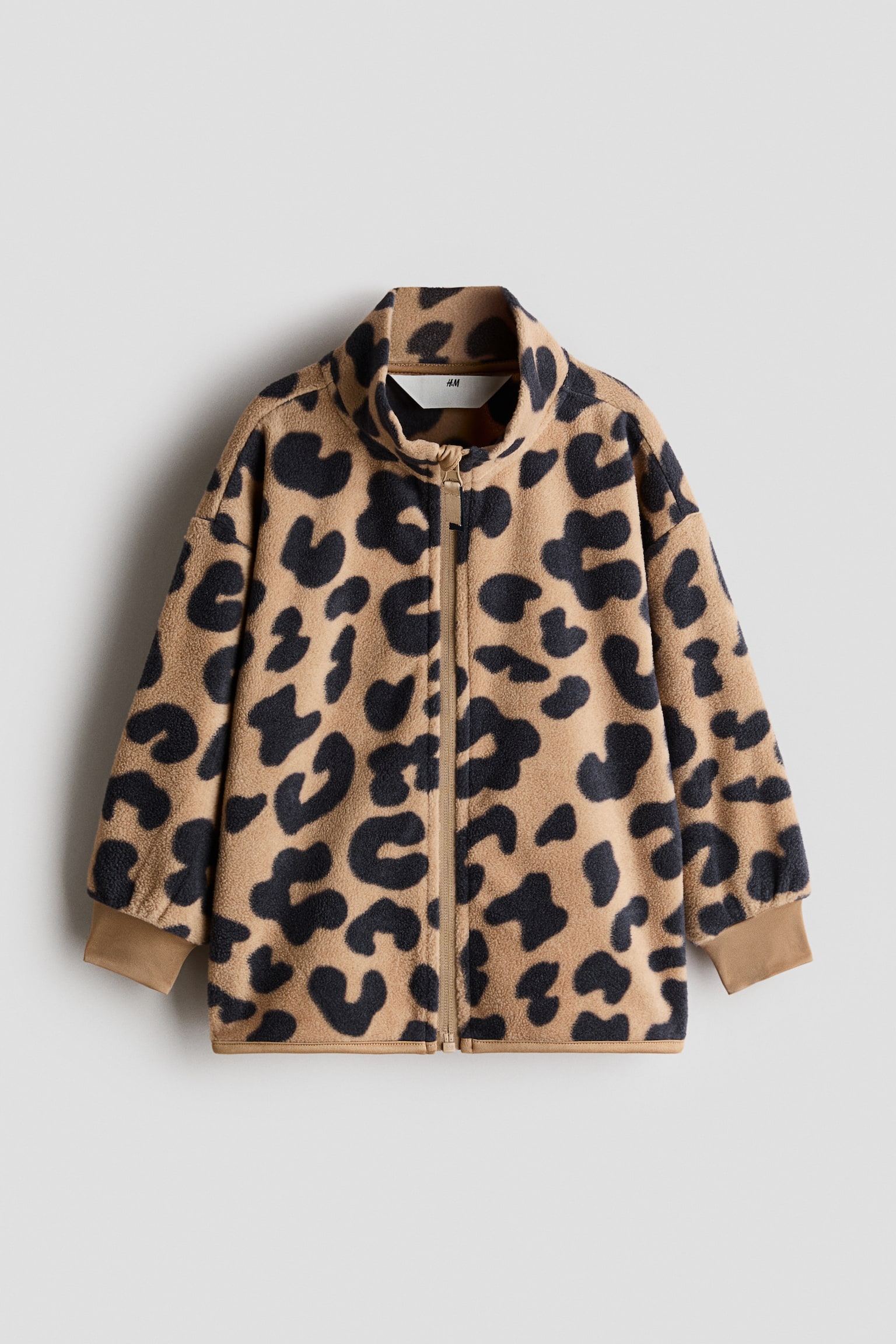 Fleece jacket - Beige/Leopard print/White/Dinosaurs/Cream/Berries/Light pink/Leopard print/Cream/Floral/Pigeon blue/Dinosaurs/Dusty pink/Cherries/Black/Beige/Dinosaurs