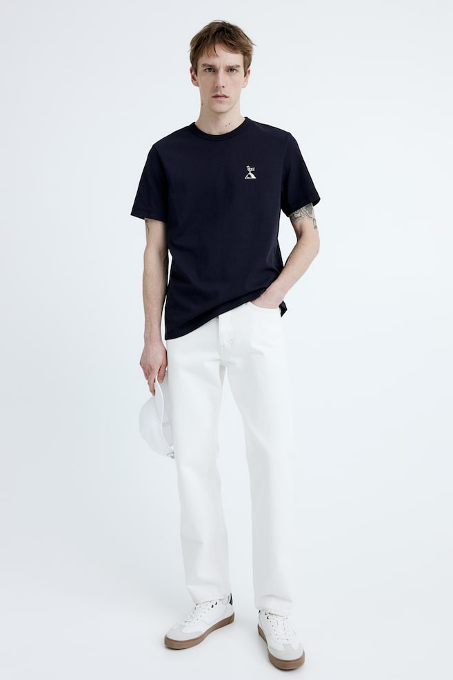 COOLMAX® T-Shirt in Regular Fit - Marineblau/France/Weiß/Frankreich - 3