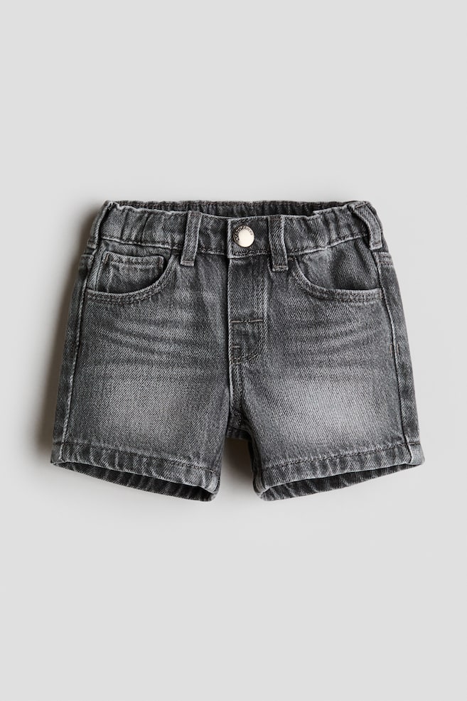 Short en denim - Gris foncé/Bleu denim/Bleu denim - 1