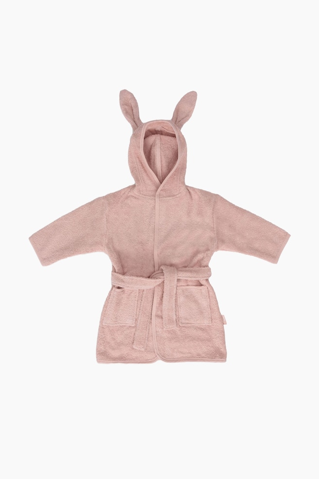 Terry Bathrobe 1-2 Years - Wild Rose/Sea Green/Nougat/Ash Green/Biscuit - 1