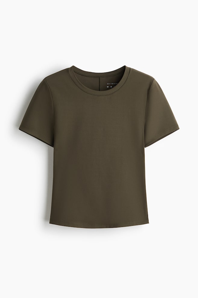 Sports T-Shirt with SoftMove™ - Moss green/Brown/Black/Butter yellow/Mid blush pink/White - 1