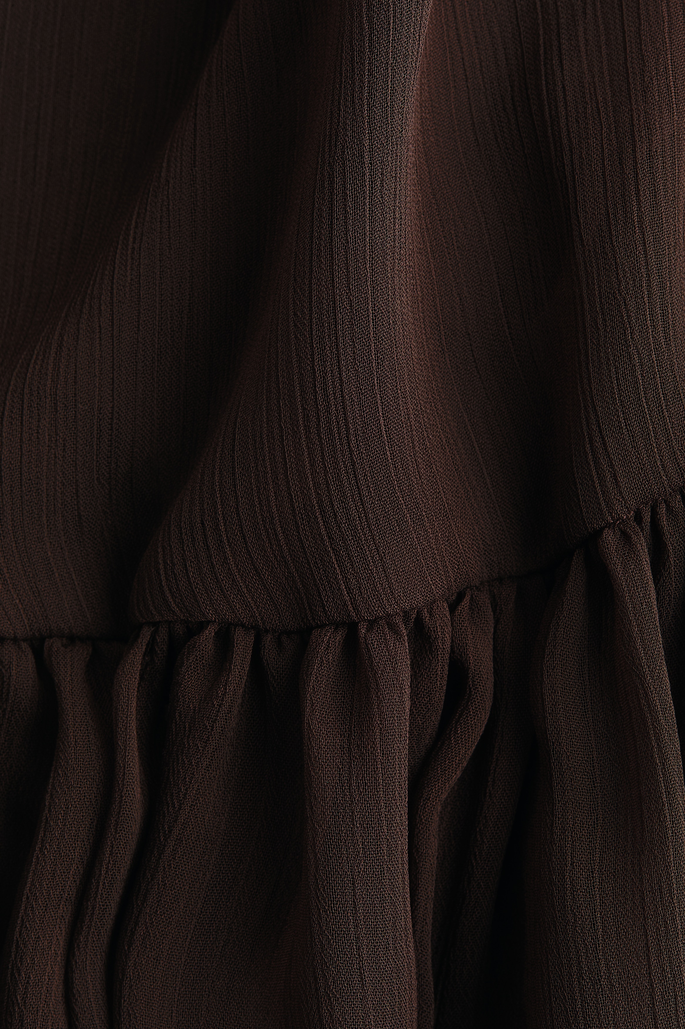 Bow-collar maxi dress