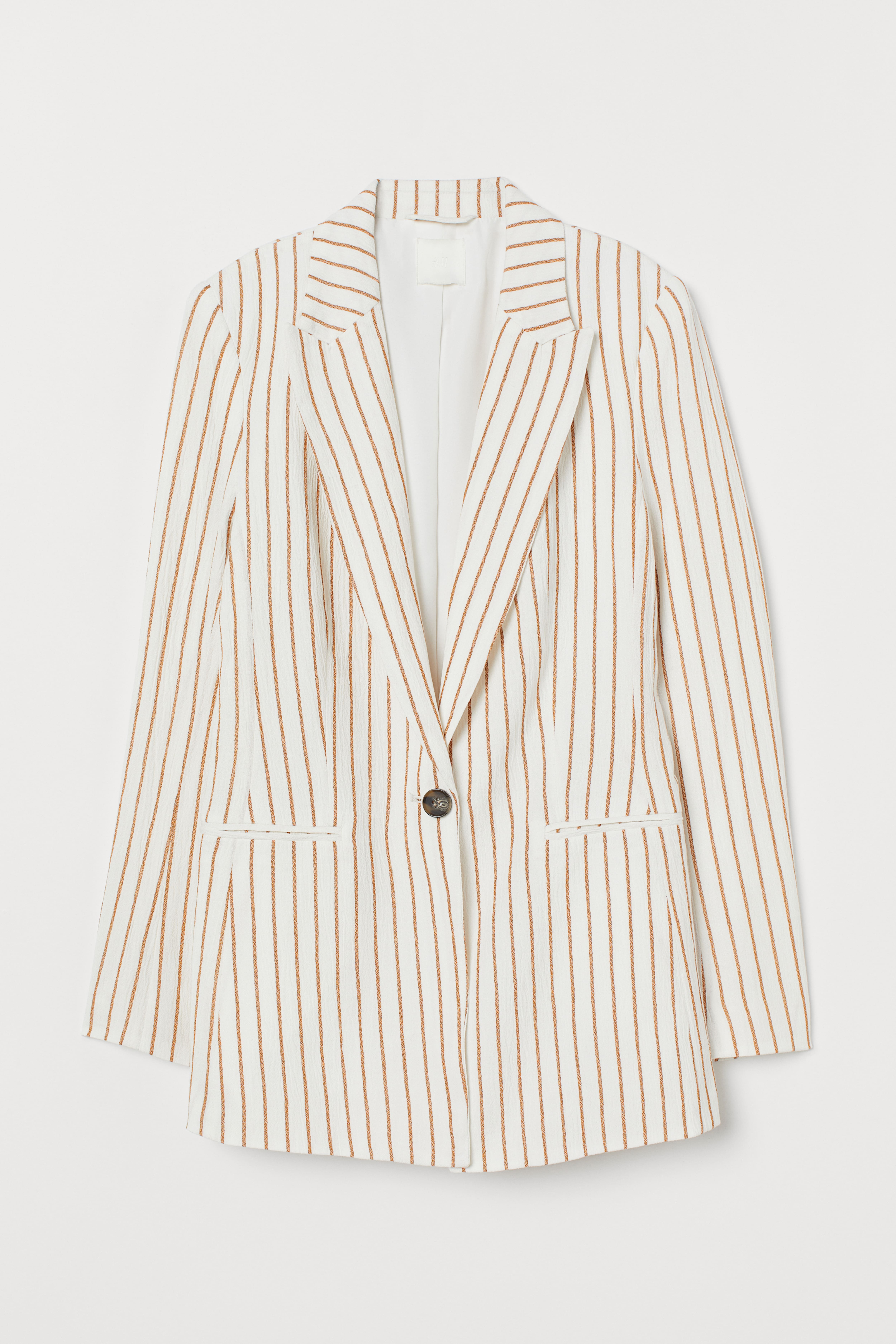 Camel blazer h&m best sale