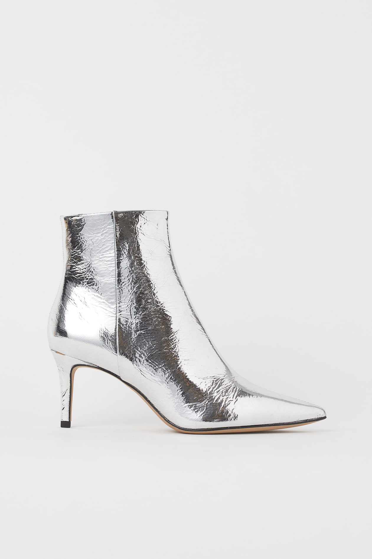 Pointed boots - High heel - Silver-coloured - Ladies | H&M GB