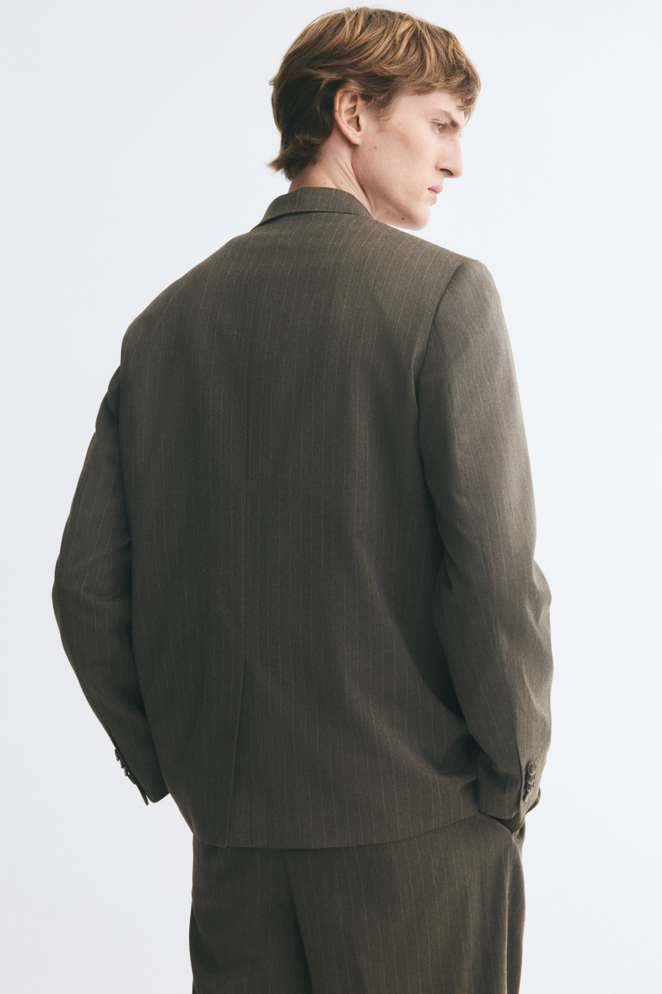 Relaxed-Fit Double-Breasted Jacket