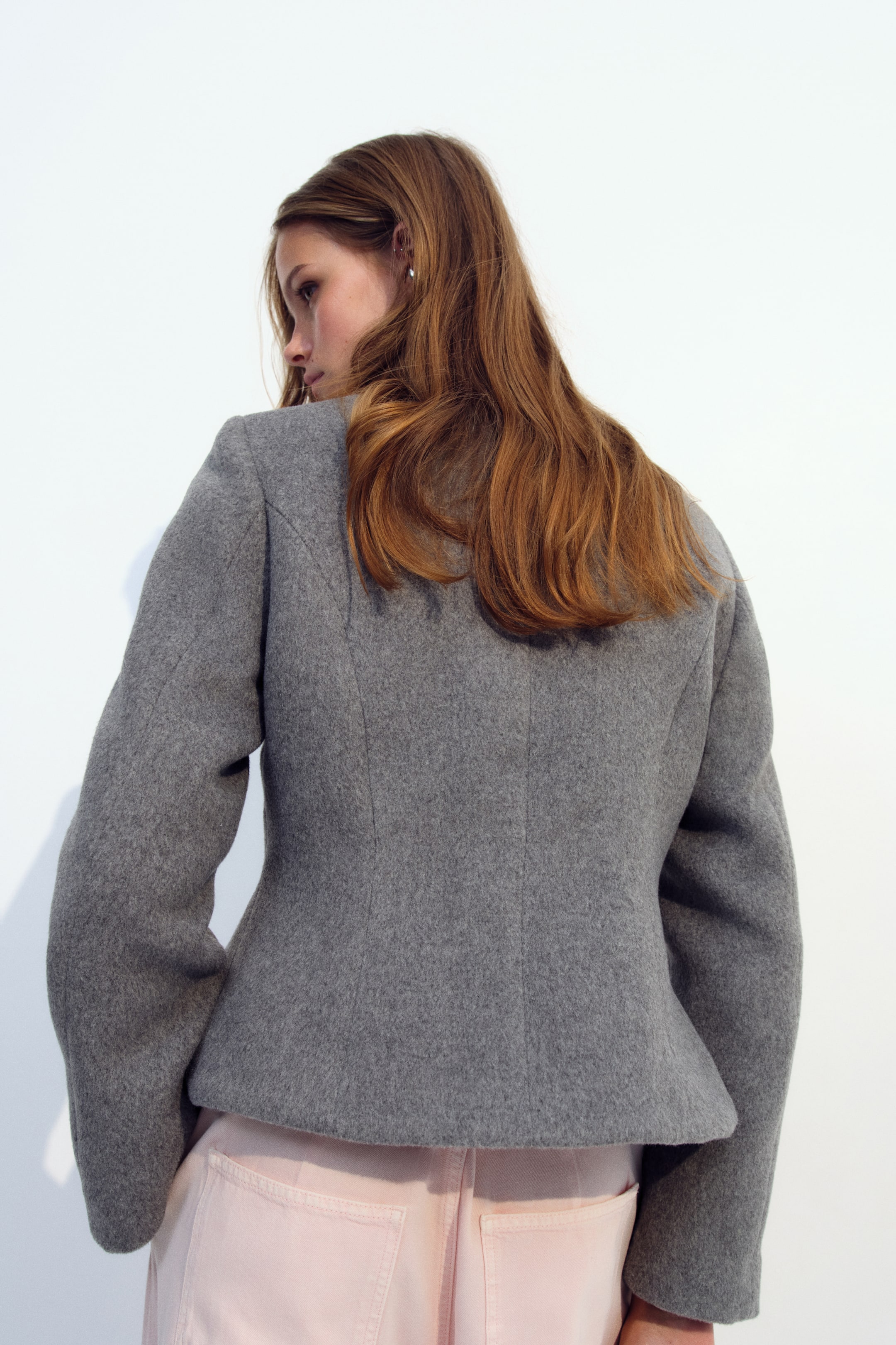 Collarless Jacket