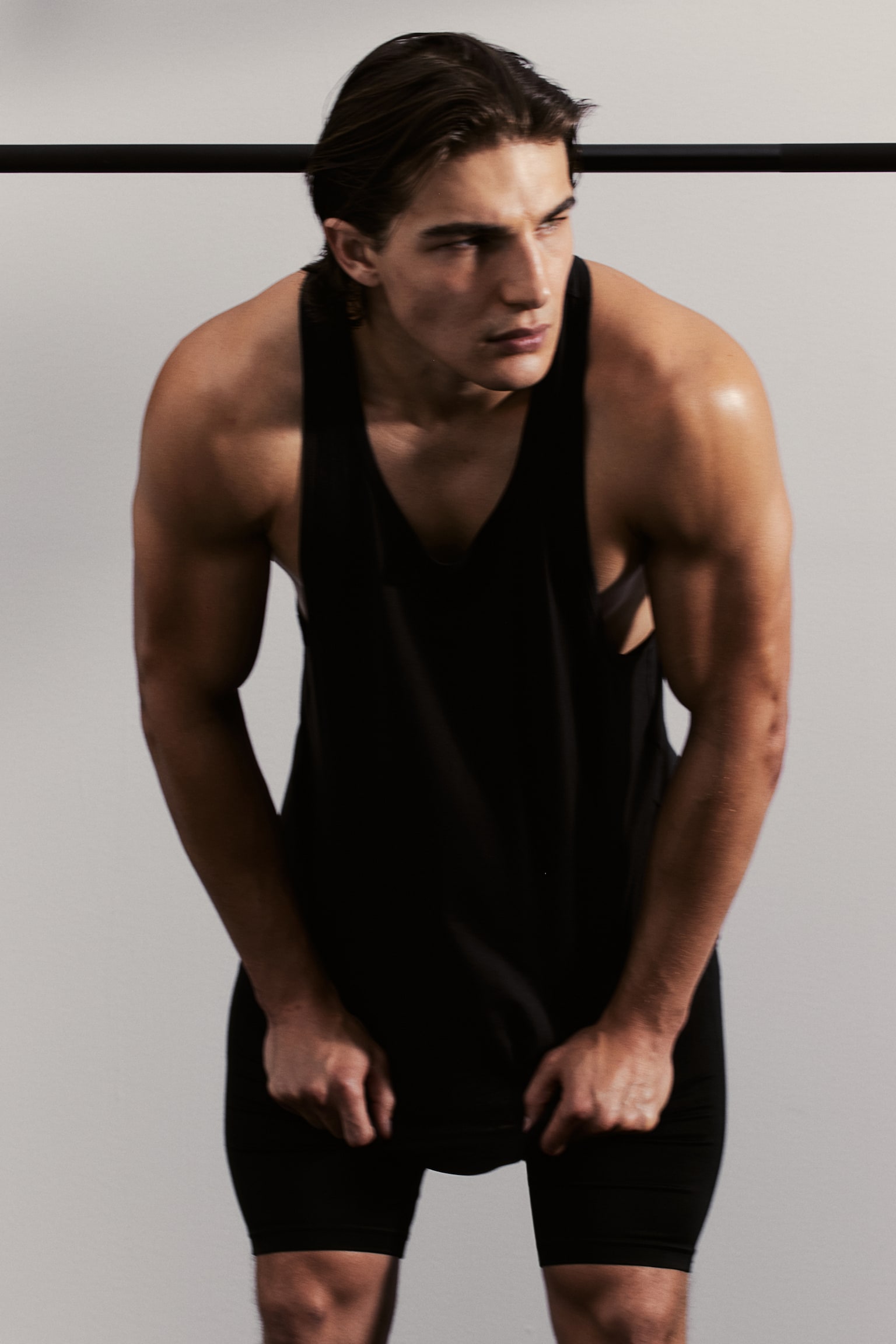 Regular Fit Sports vest top in DryMove™ - Black/Dark grey/However You Move/Grey marl/White - 3