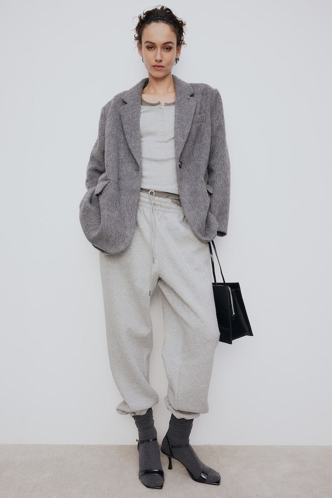Cotton-blend sweatpants - Light grey marl/Black/Light beige/White/dc/dc/dc/dc/dc - 1