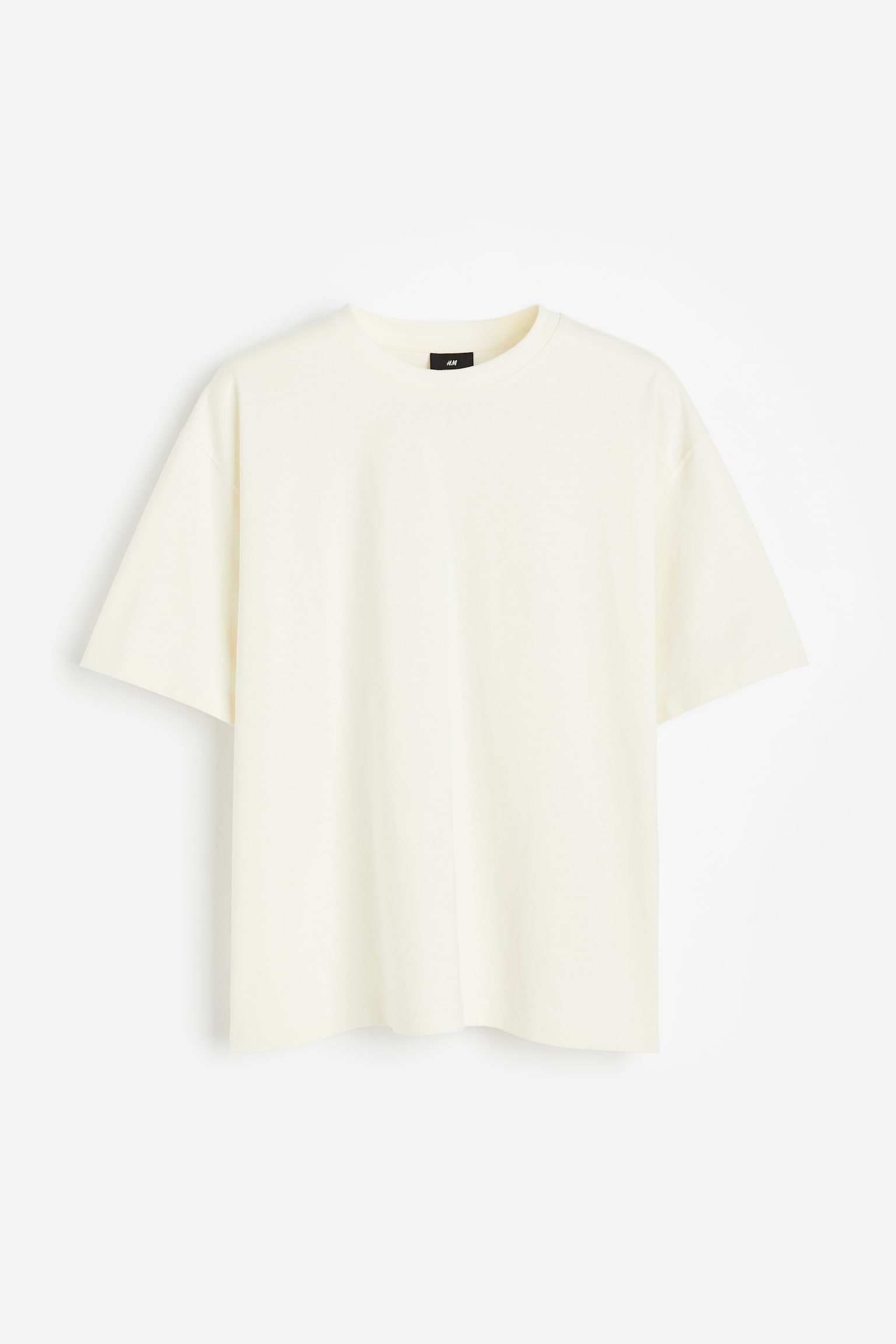 Oversized Fit Cotton T-shirt - White