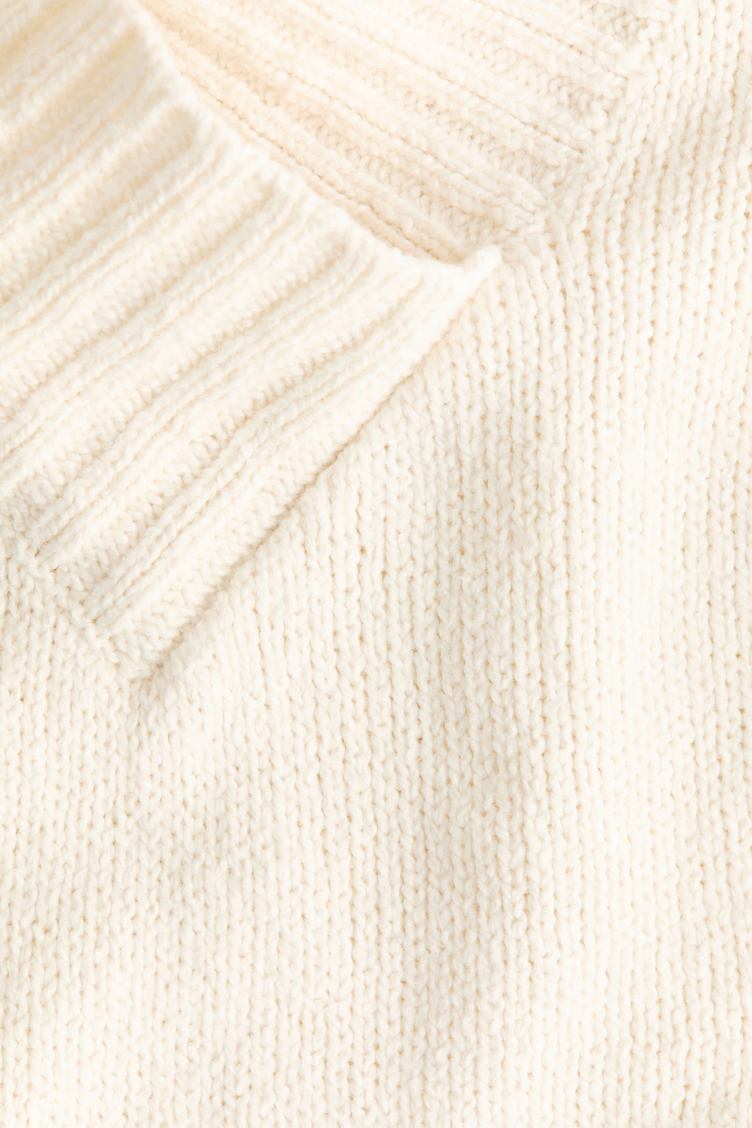 Женский свитер H&M V-Neck Knit, цвет: Кремовый — фото 5