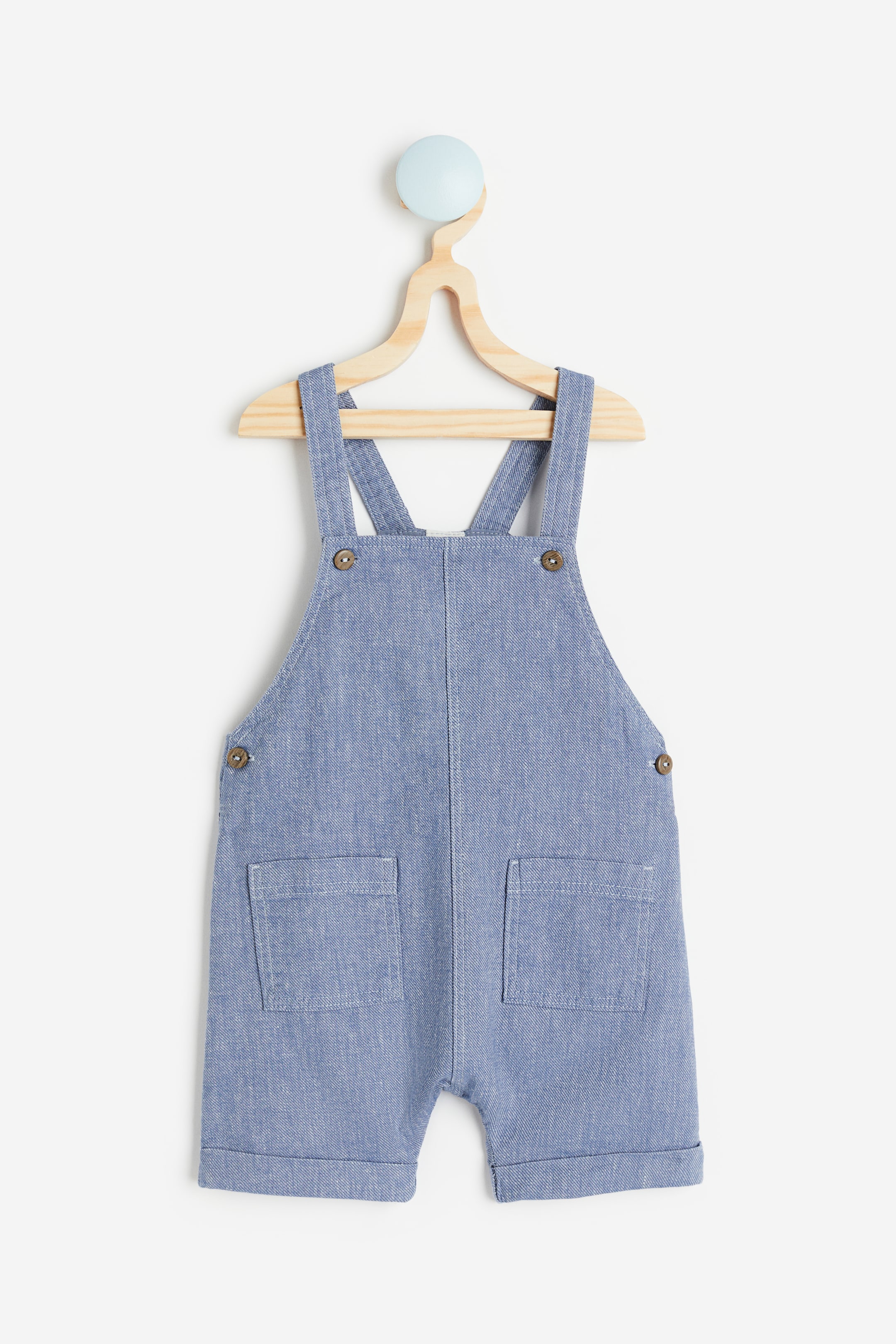 Linen Overall Shorts