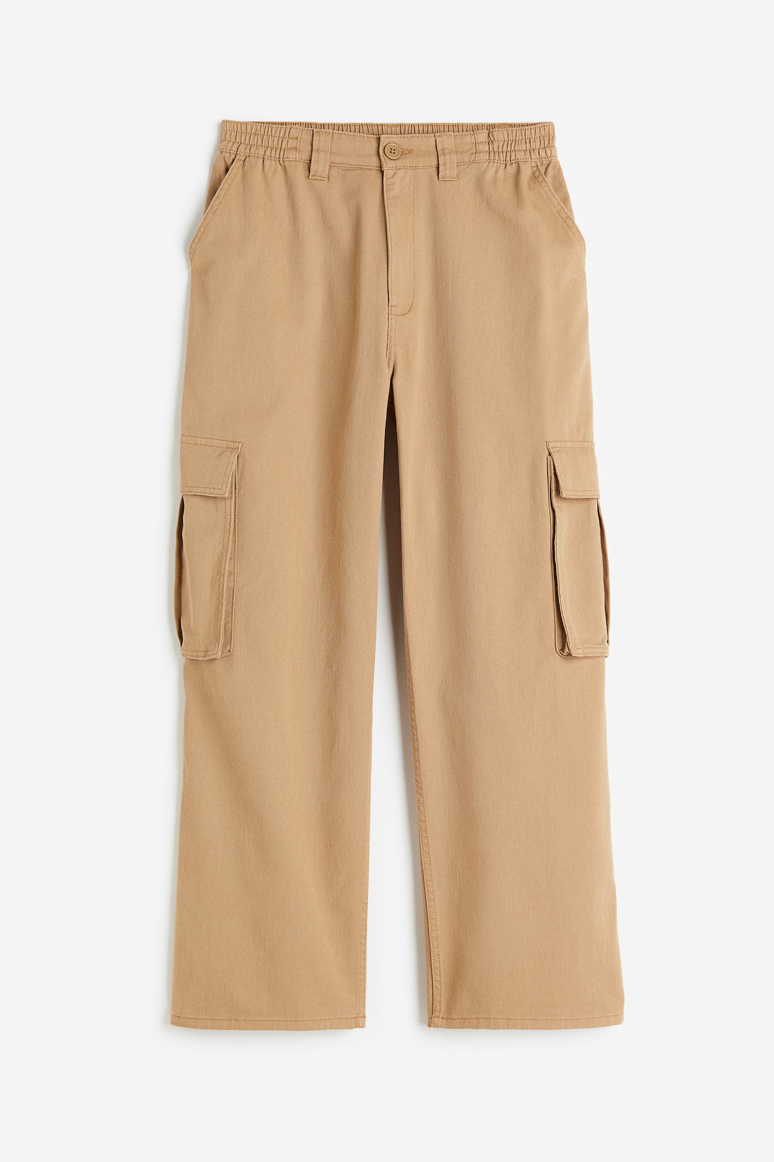 Twill Cargo Pants - Dark beige/Light beige - 1