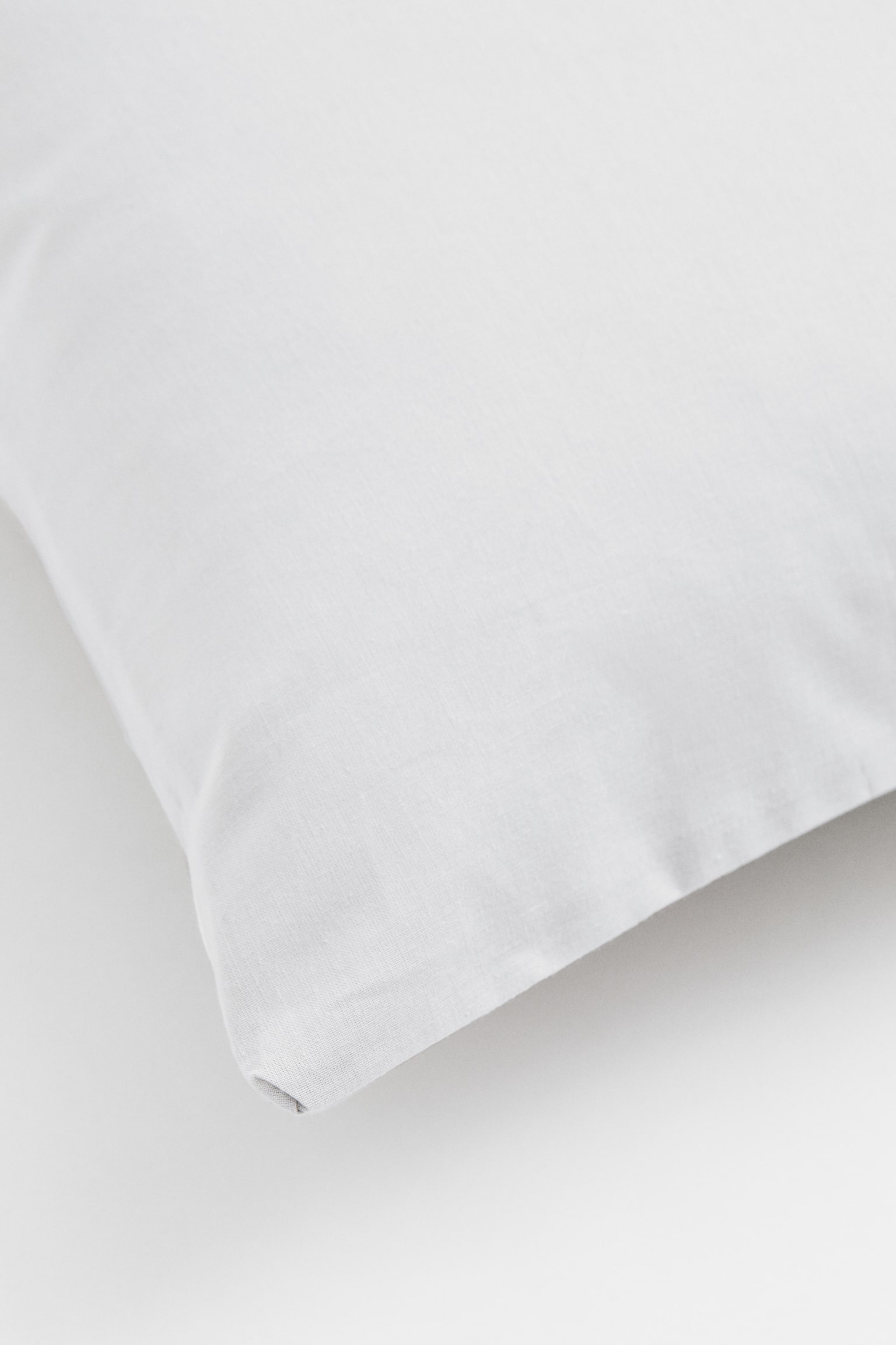 Cotton pillowcase - Light grey/Dark brown/White/Olive green/Pigeon blue/Dark green/Coral/Light beige/Grey/Dark beige - 2