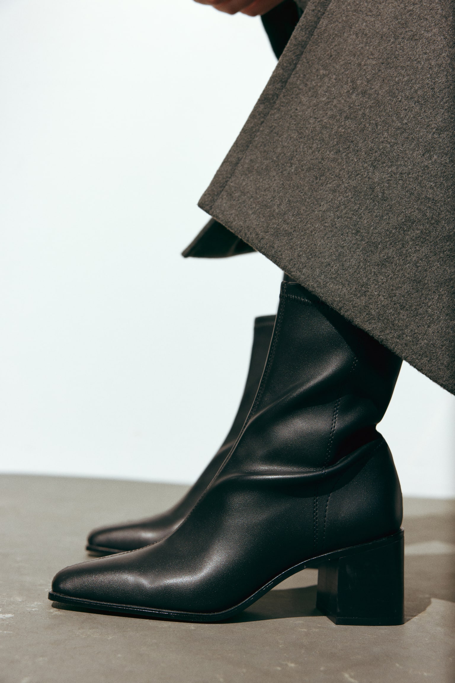 Женские ботинки H&M Heeled Ankle, цвет: Чёрный — фото 4