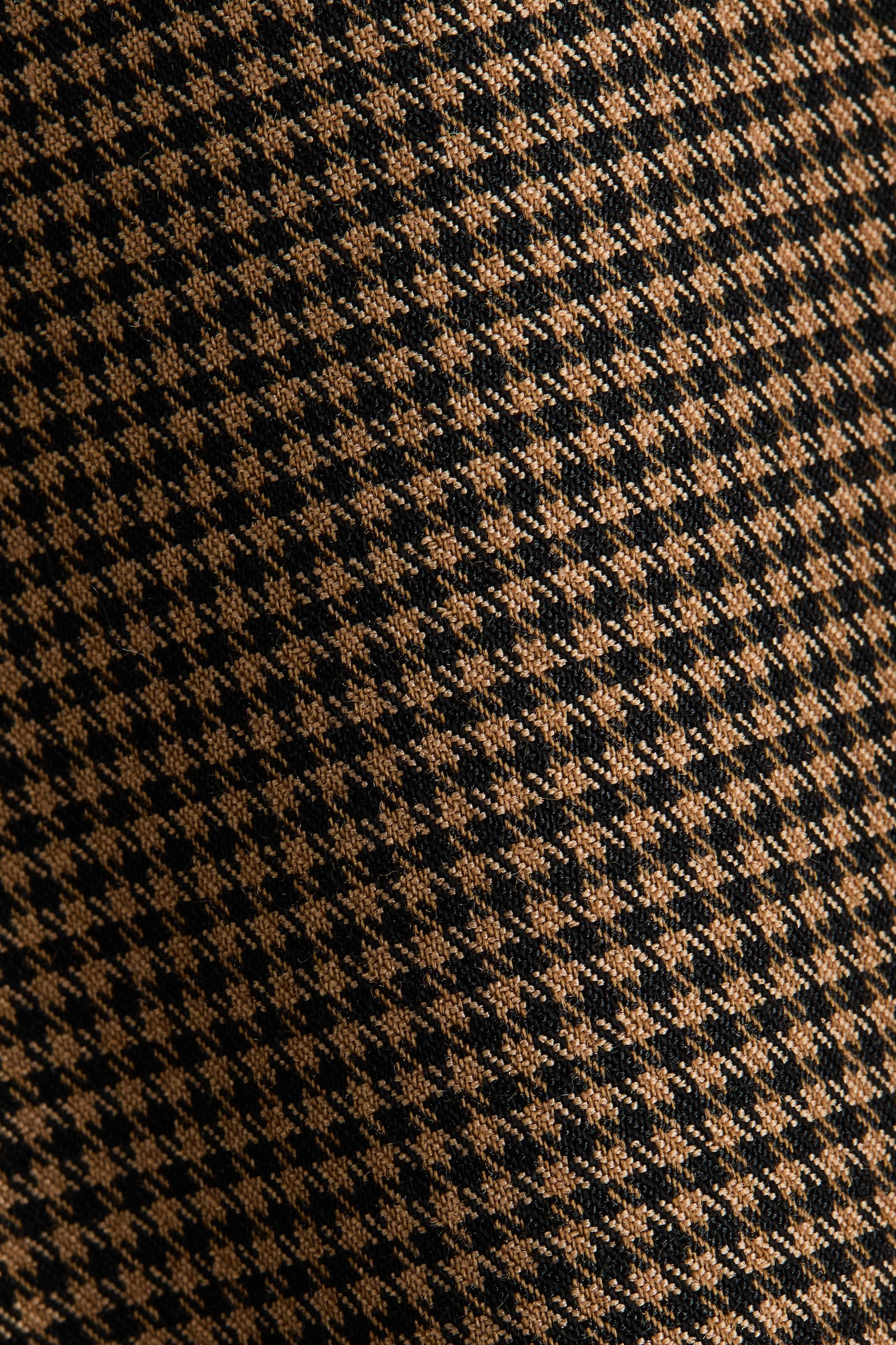 Женская юбка-шорты H&M Belt-detail skort, цвет: Бежевый / Гусиная лапка — фото 6