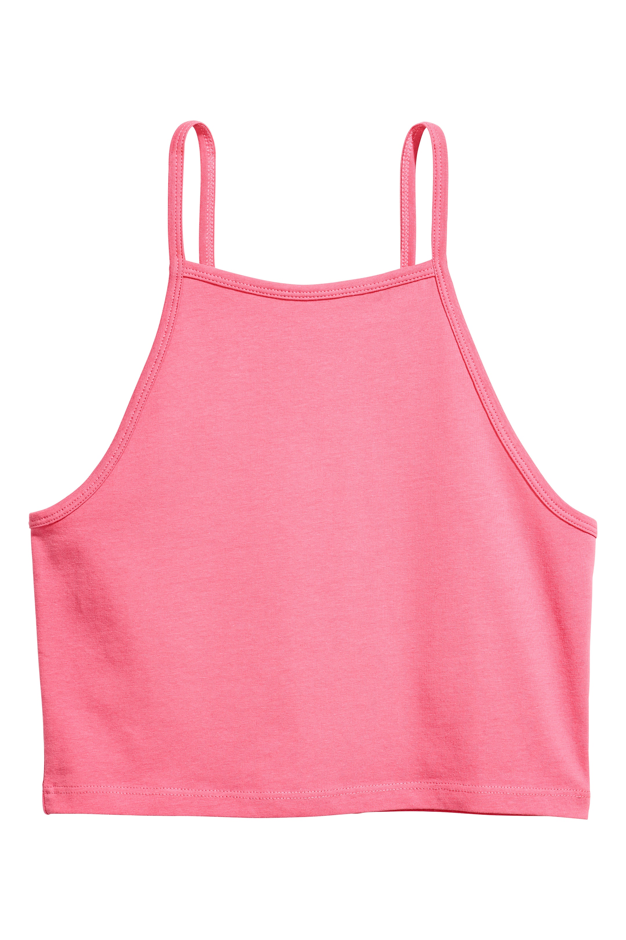 View larger image: Short strappy top - Pink - Ladies | H&M GB 1