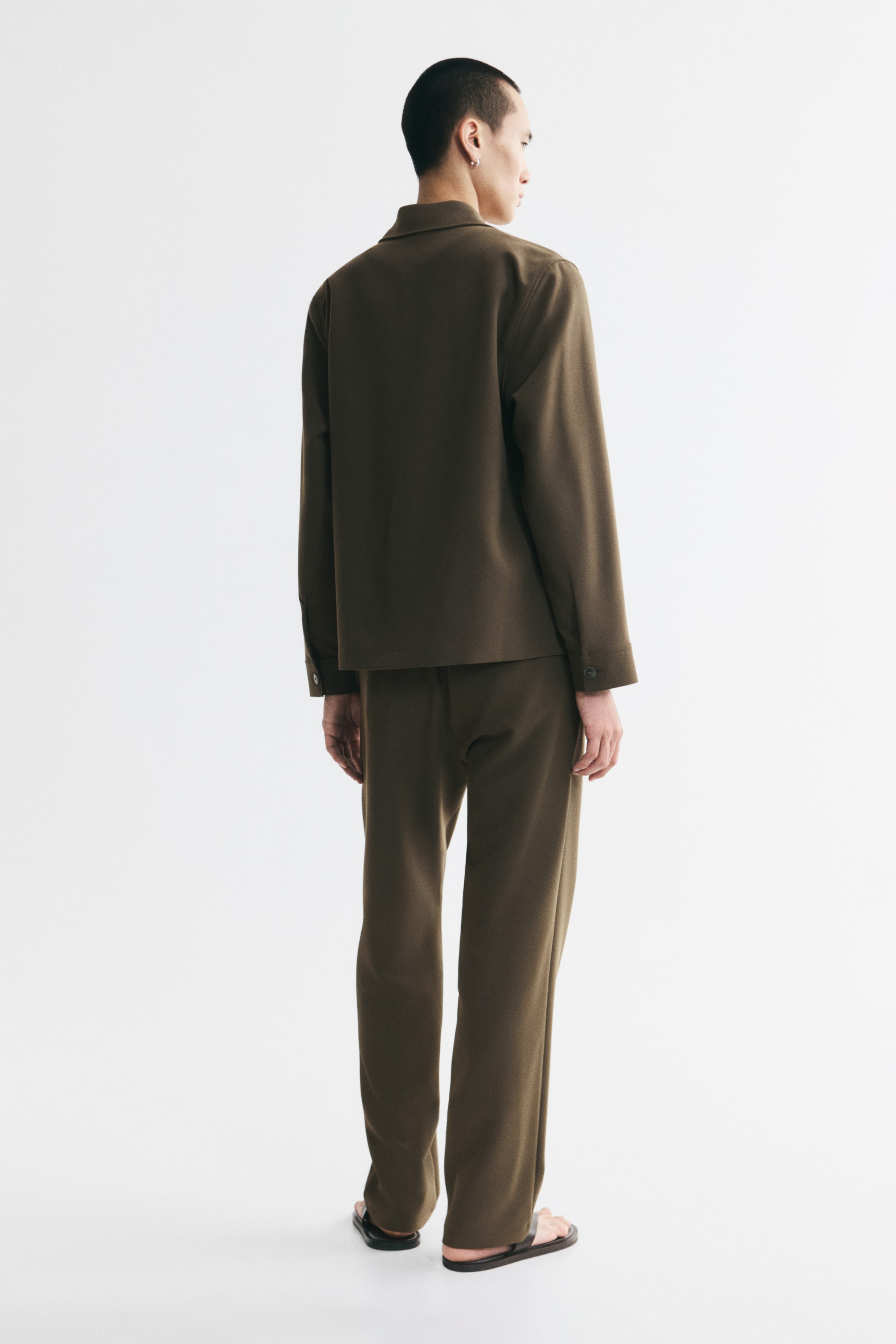 Regular-Fit Twill Pants
