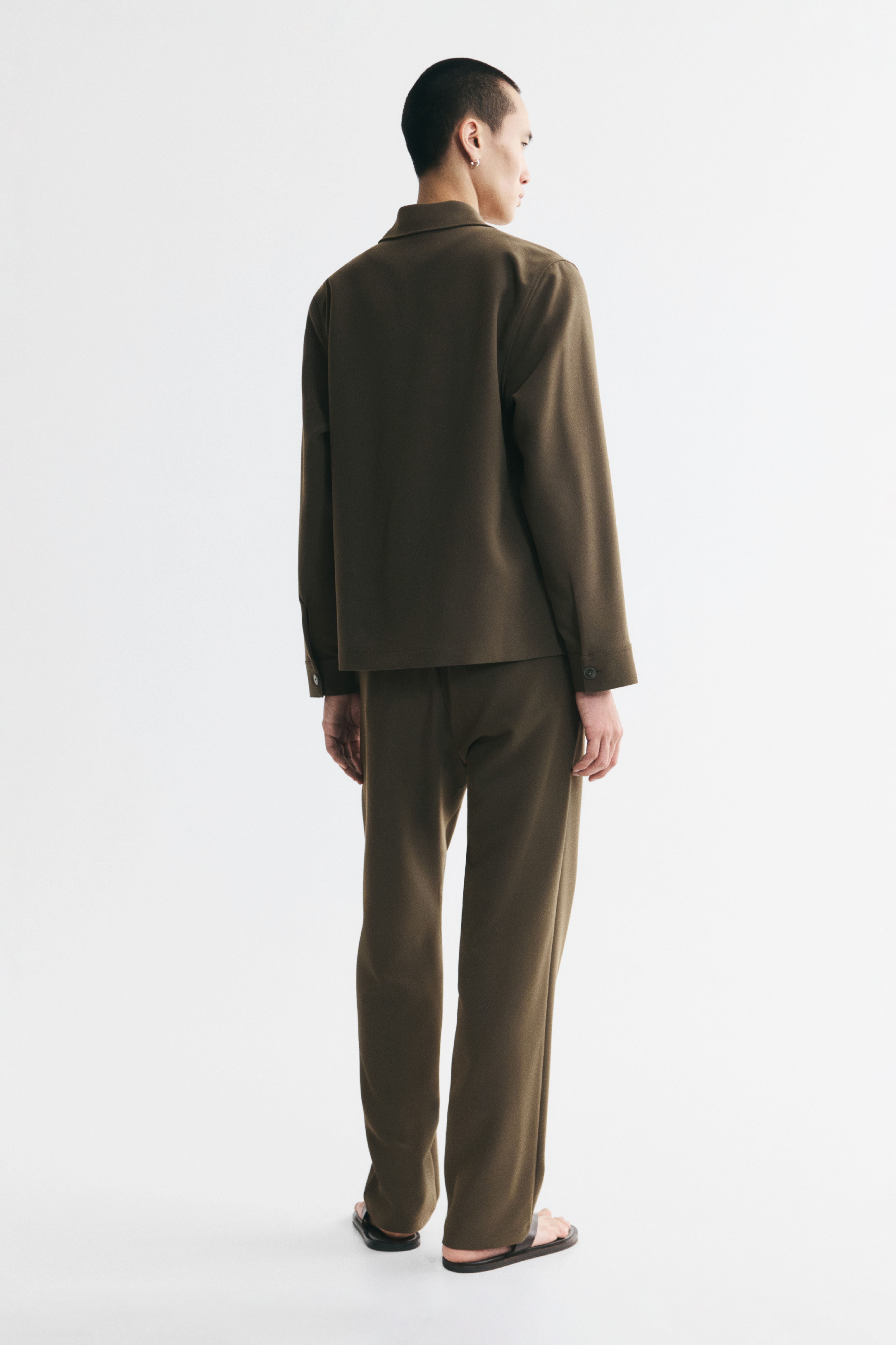 Regular-Fit Twill Pants