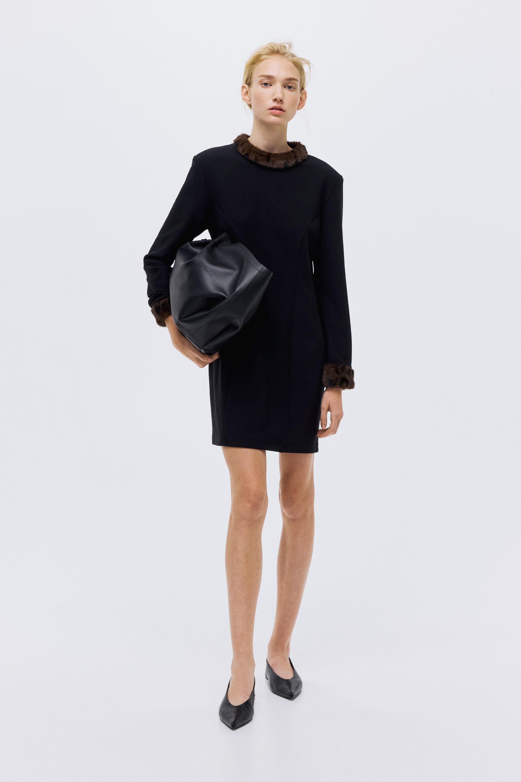 Visualizza immagine più grande: Abito aderente - Nero/marrone | H&M IT 2