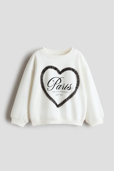 Appliquéd sweatshirt