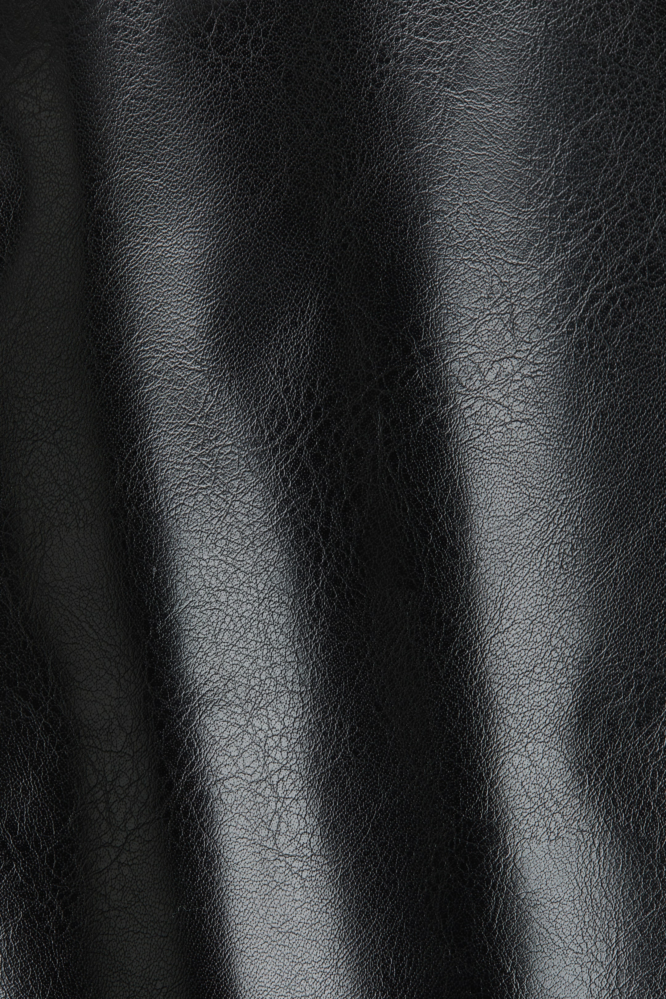 Jupe crayon en tissu enduit