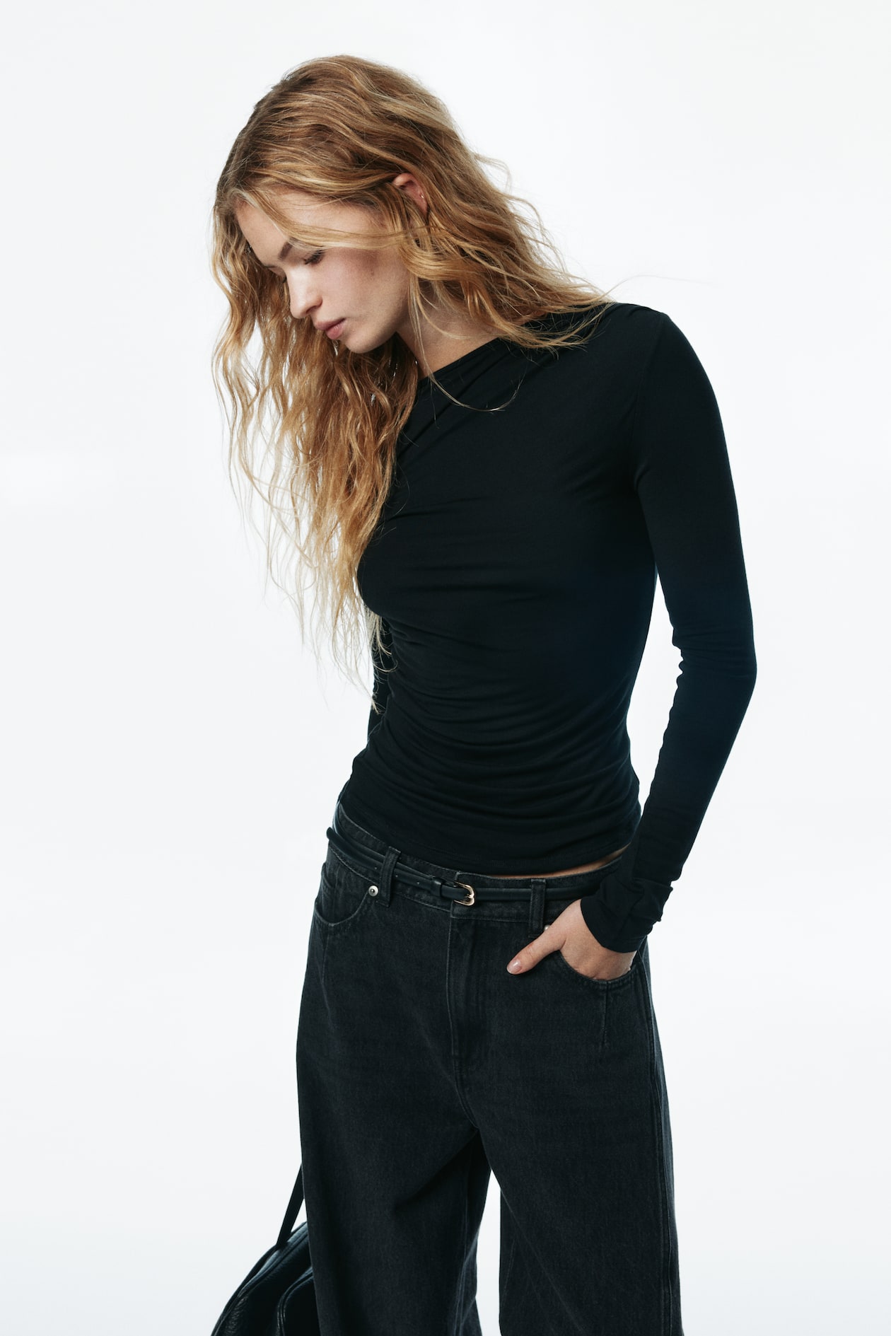 Draped Viscose Top