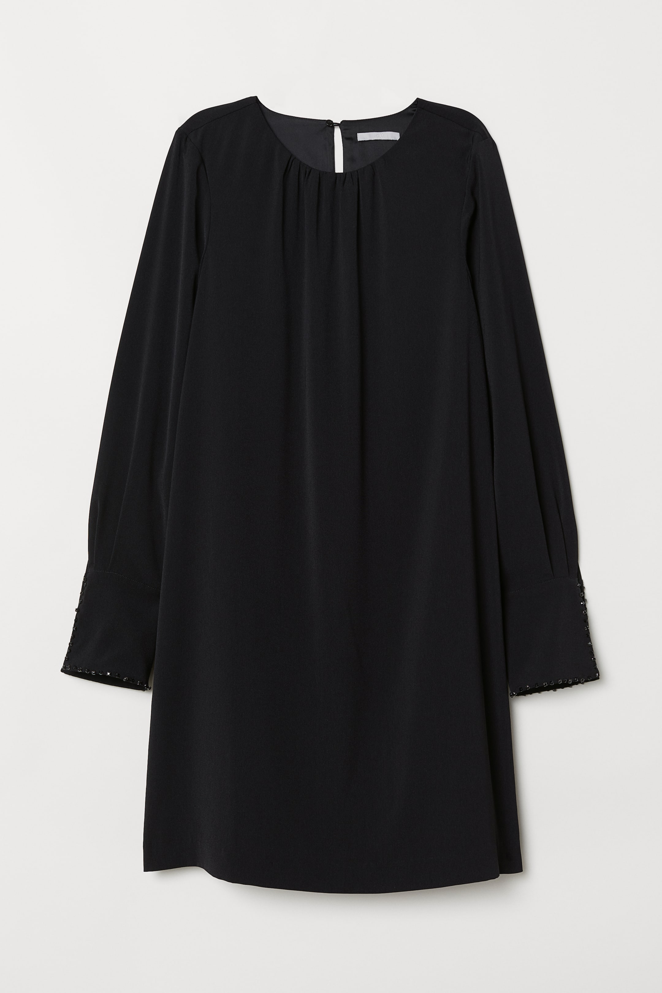 Zobrazit větší obrázek: Šaty se štrasem - Černá - ŽENY | H&M CZ 1