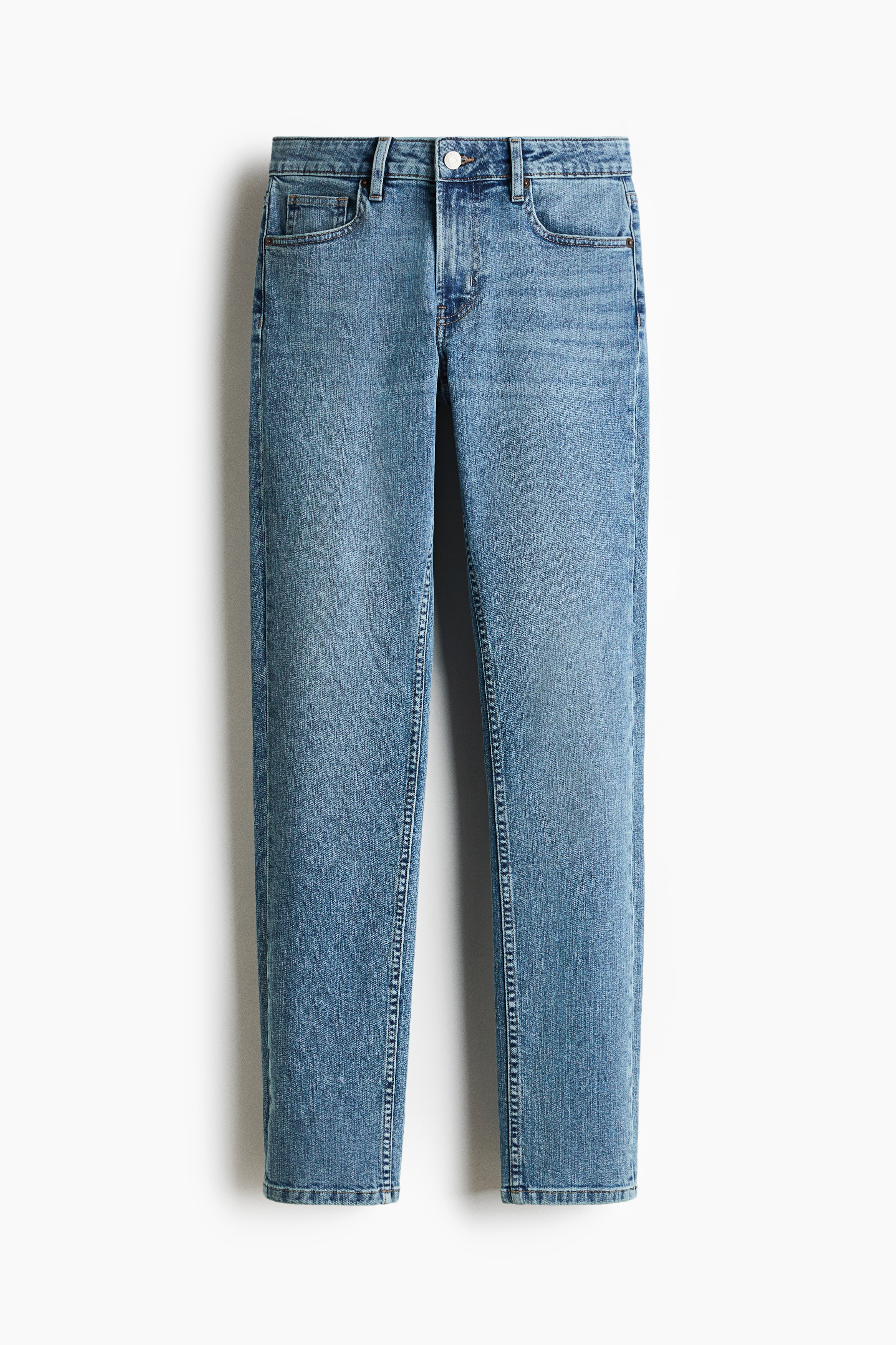 Skinny Regular Waist Jeans - Màu xanh denim/Màu đen denim/Màu xanh denim đậm