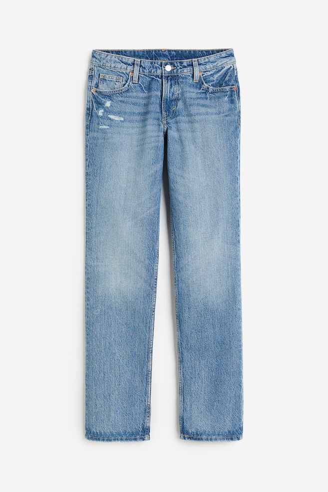 Straight Low Jeans - Lys denimblå/Grå/Lys denimblå/Sort/dc - 2