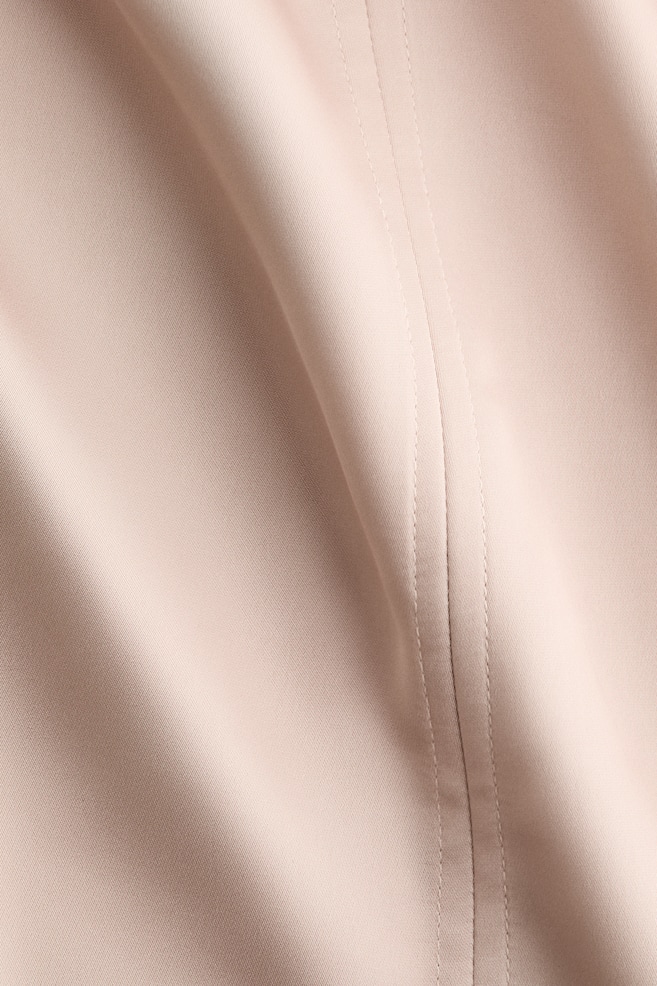 Scarf-detail maxi dress-Powder pink - 5