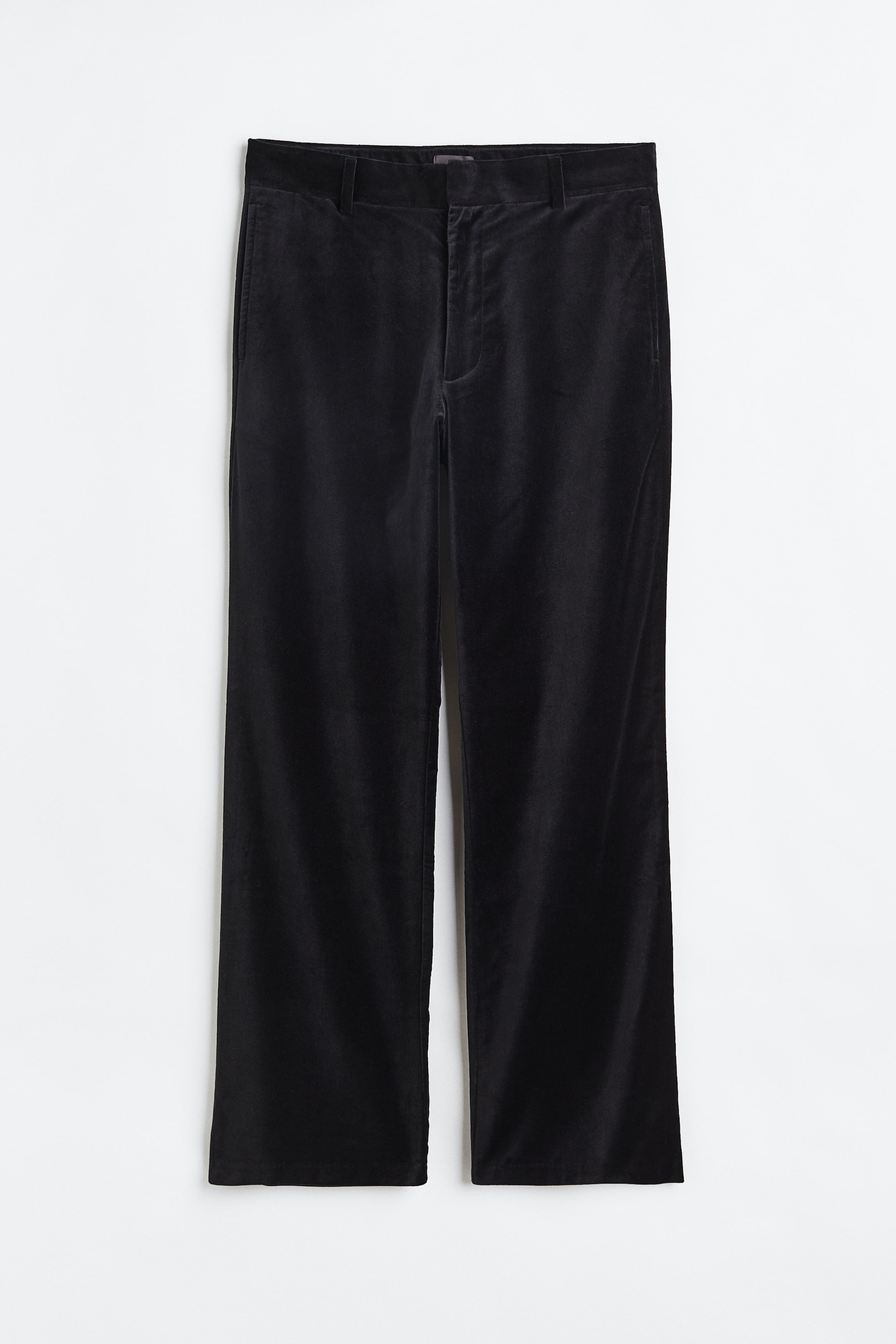 Regular Fit Velour Pants