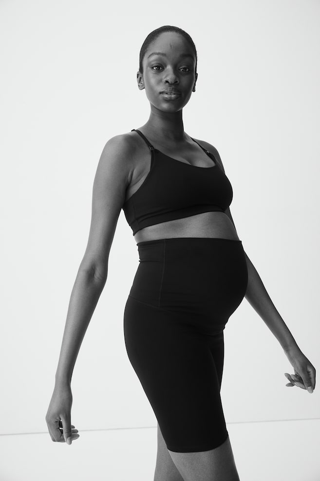 MAMA Before & After Sykkelshorts - Sort - 2