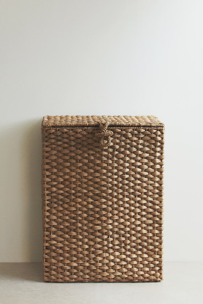 Skittentøyskurv i strå - Beige - 2