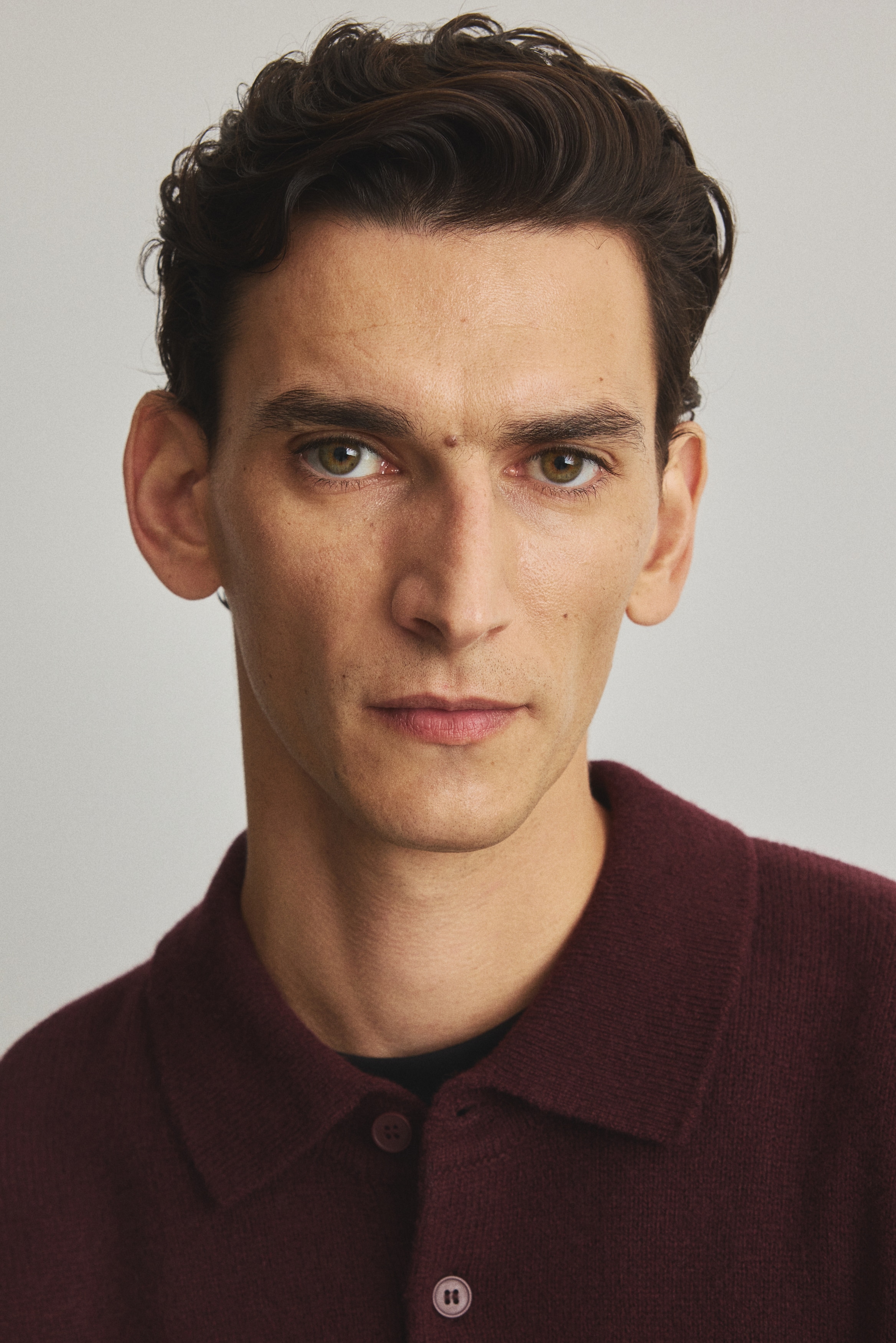 Regular Fit Wool polo shirt