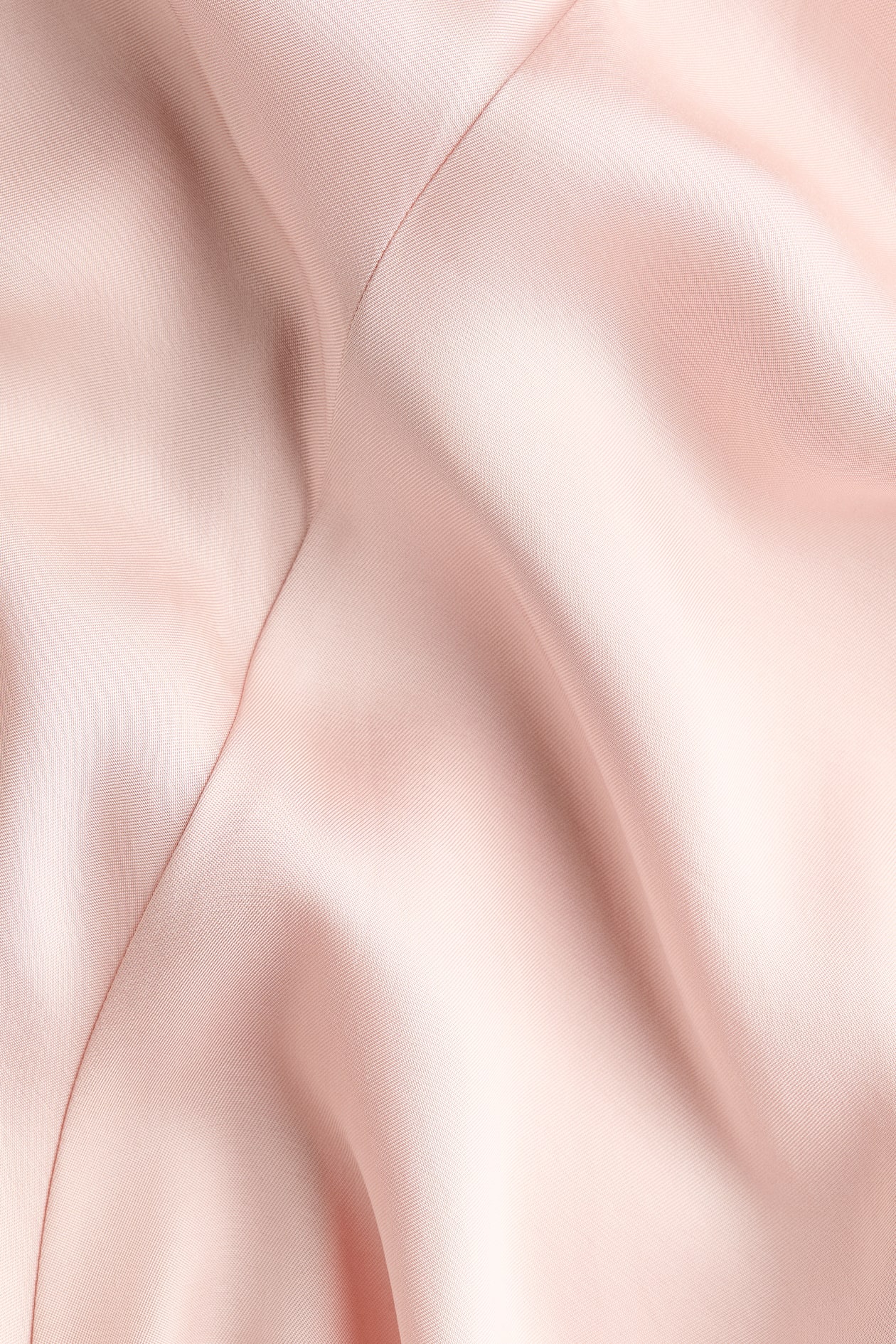 Asymmetric Satin Skirt - image 2