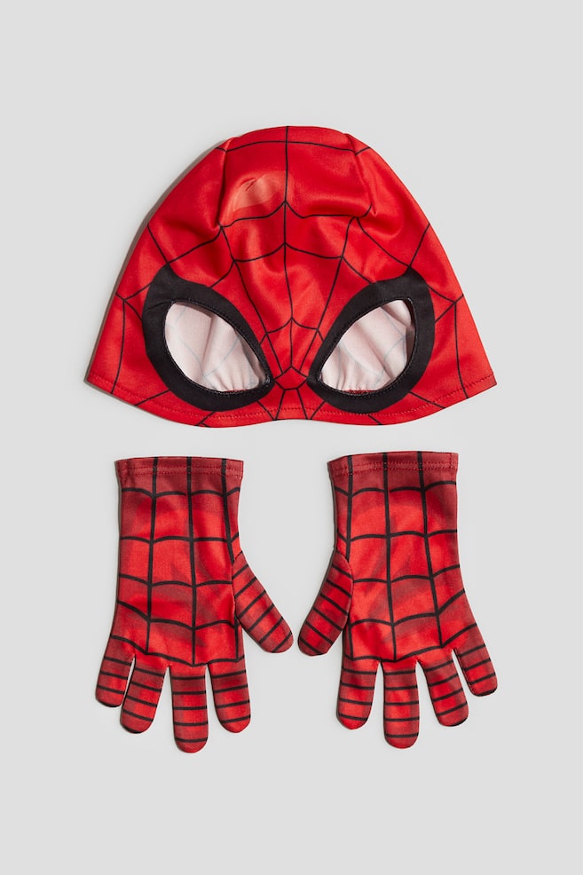 Ensemble de déguisement - Rouge/Spider-Man/Noir/Batman - 1