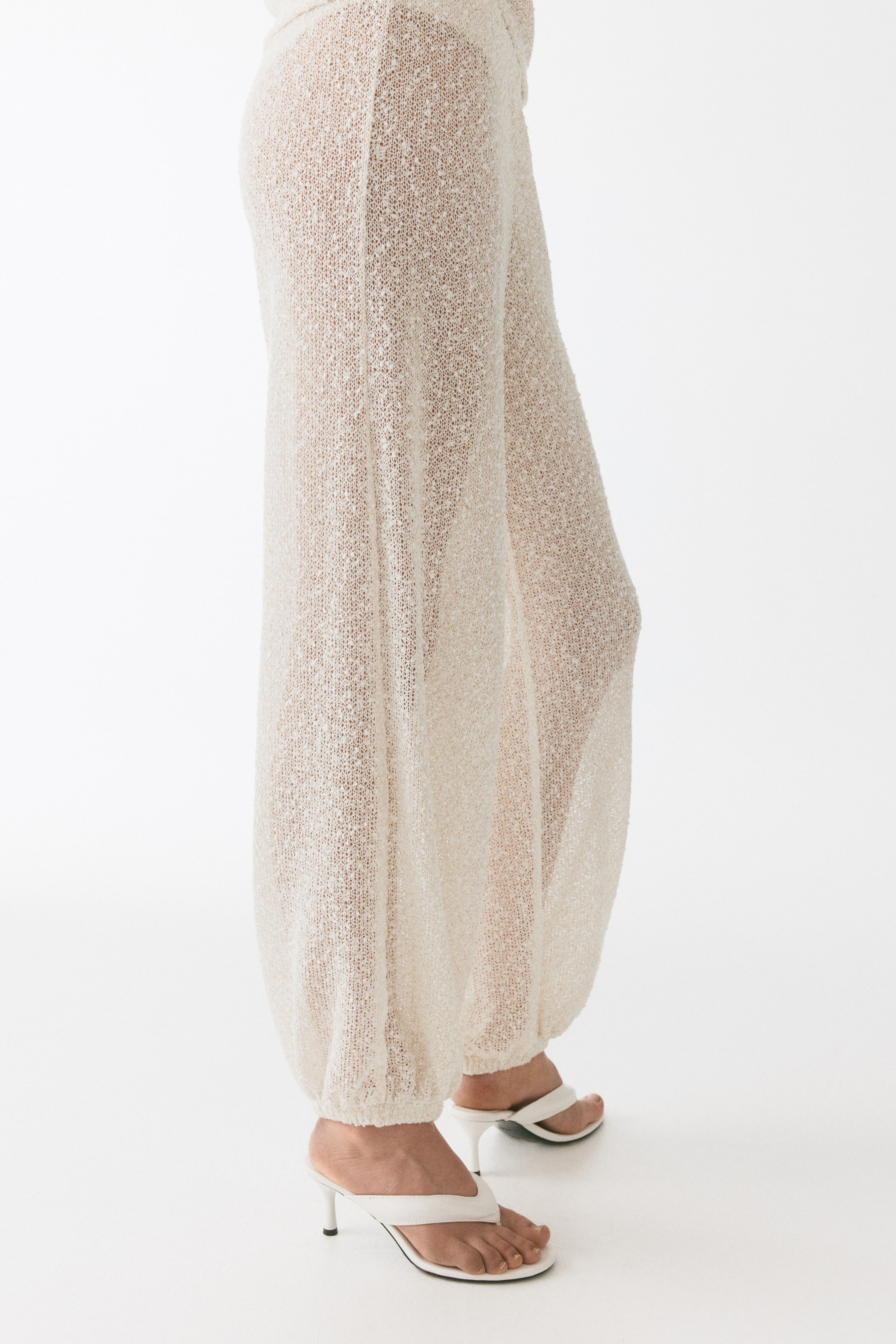 Pantalon en tricot scintillant