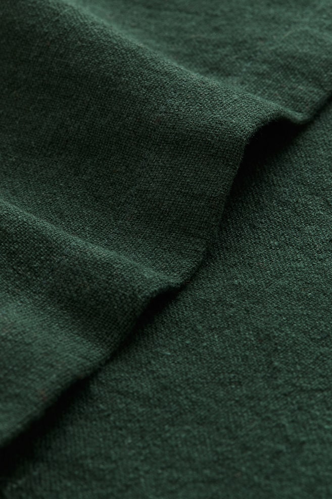 Linen-blend tablecloth - Dark green/Brown/Dark red/Red/dc - 3