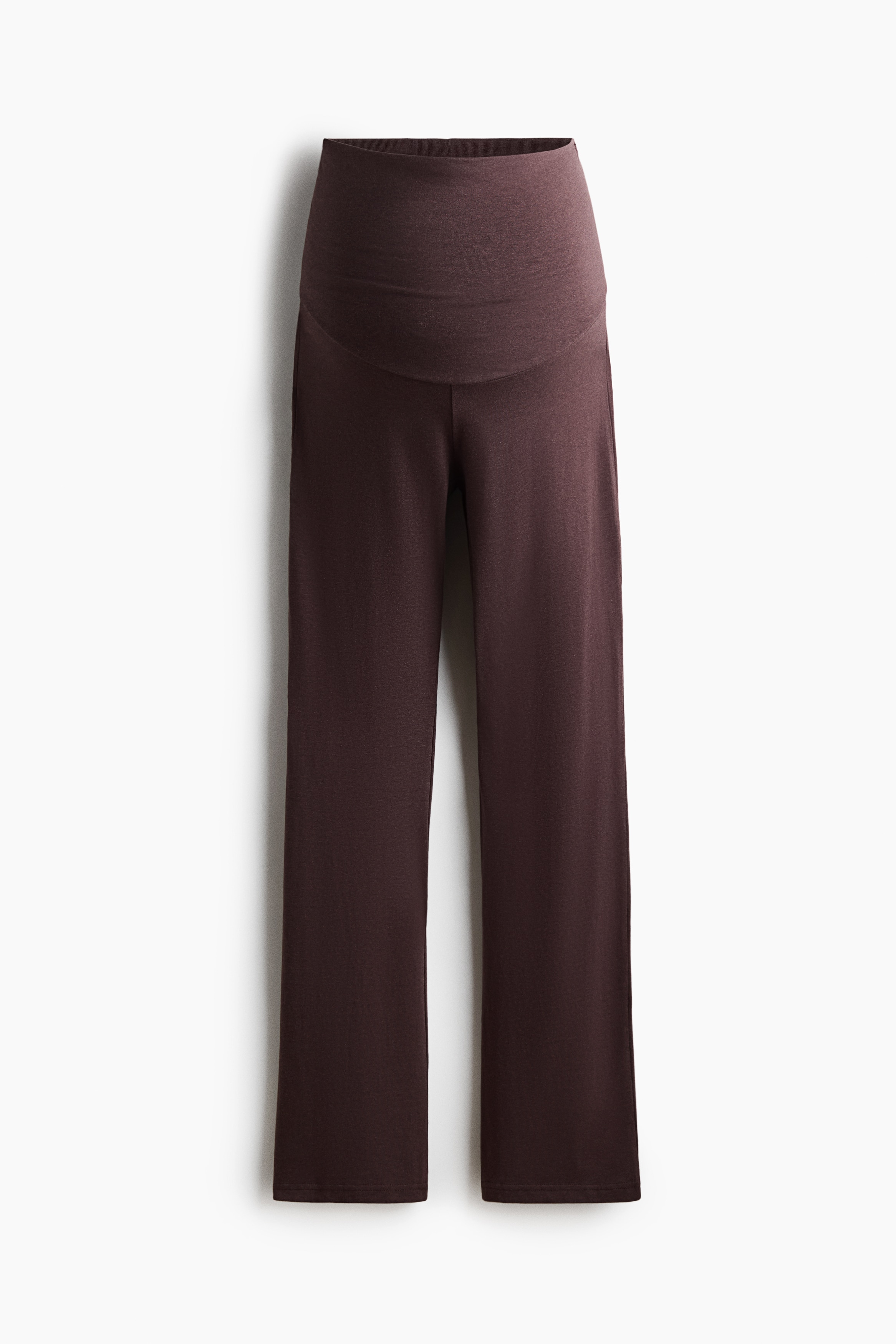 MAMA Before & After Flared Pants - Brown melange/Black/Dark brown