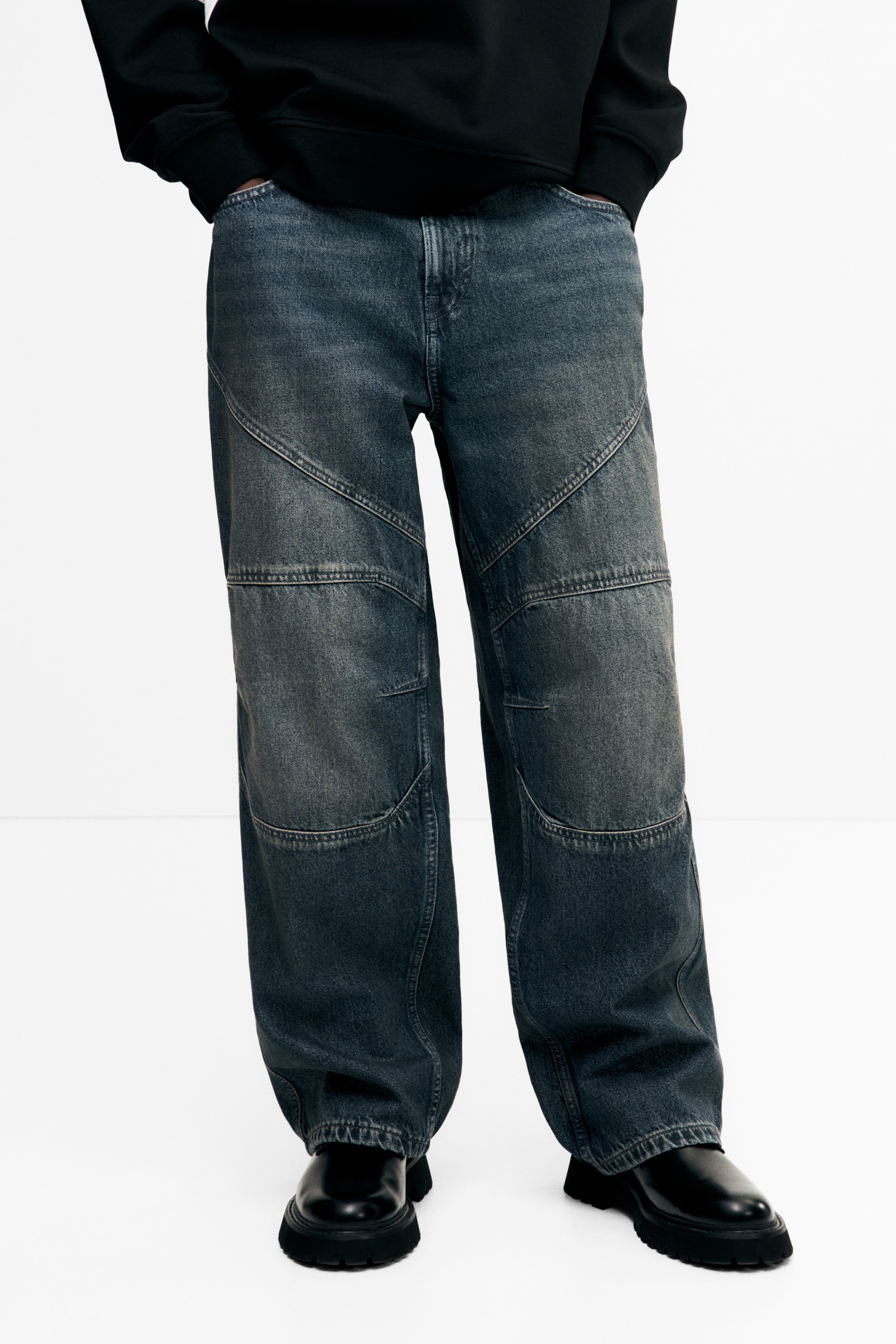 Baggy Biker Jeans