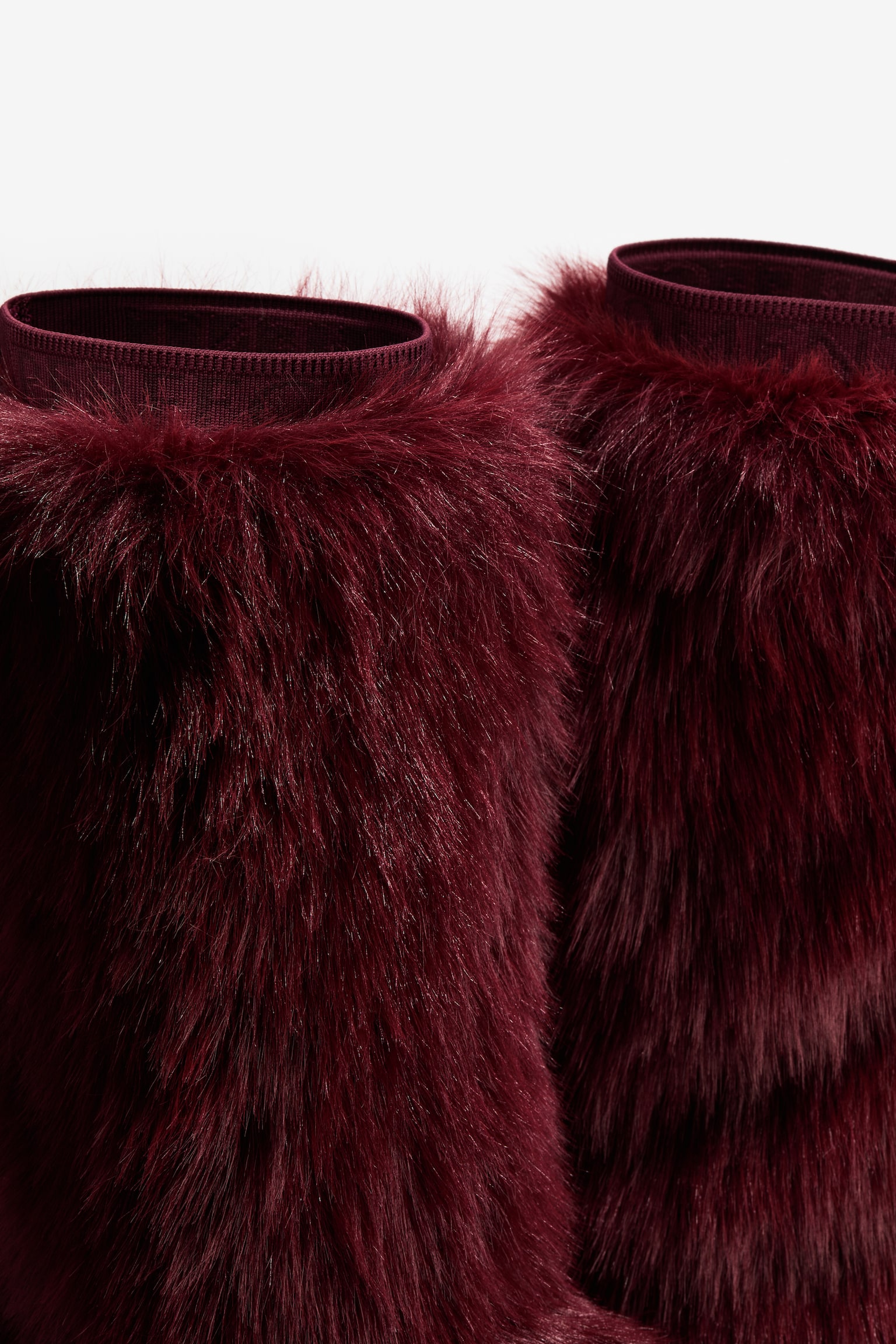 Knee-high boots - Burgundy - 7