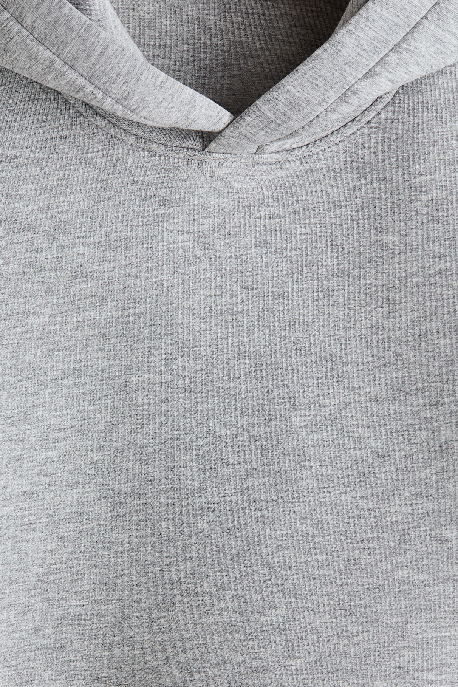 Loose Fit Scuba hoodie - Grey marl/Black/Dark brown - 4