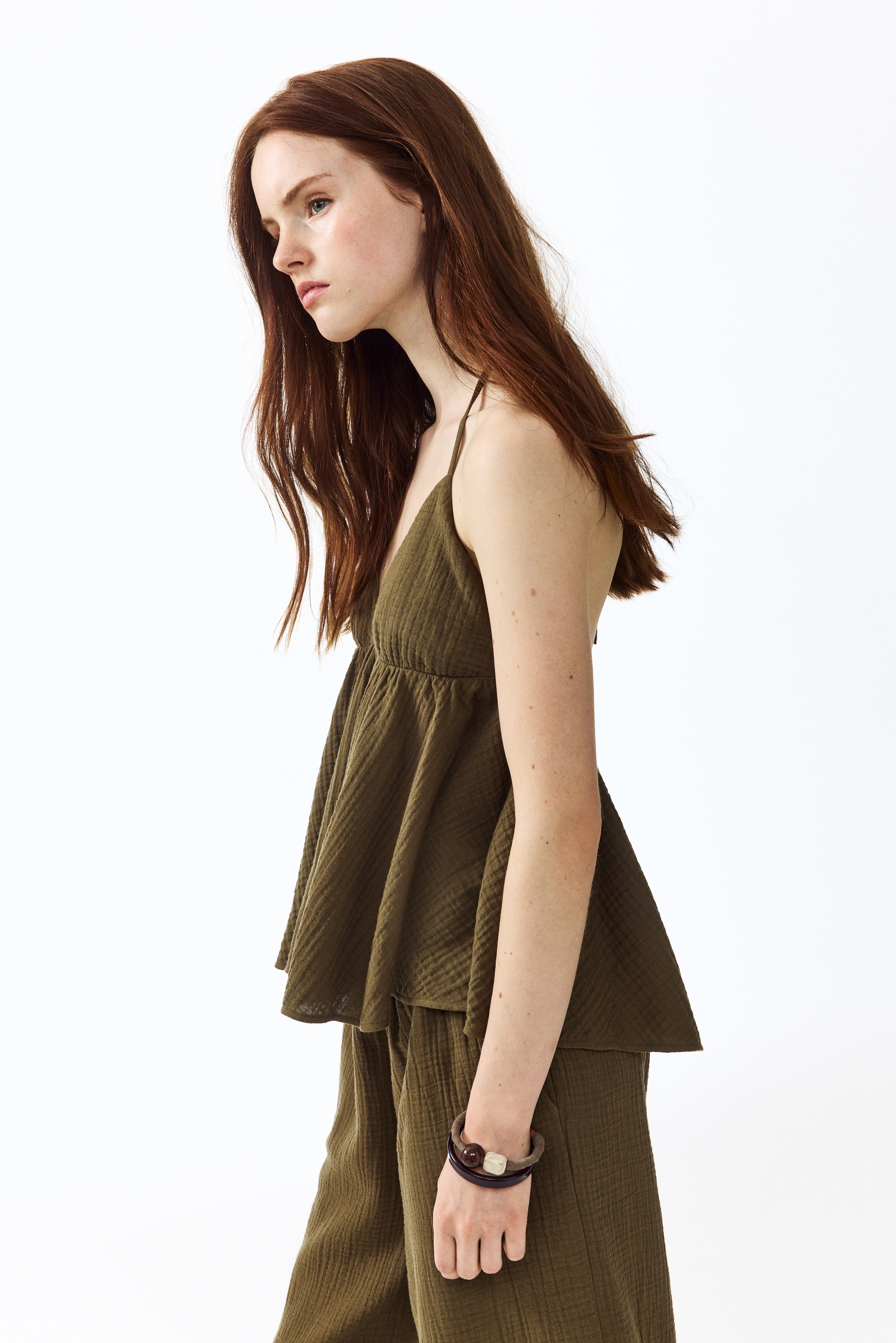 Cotton halterneck topModelo