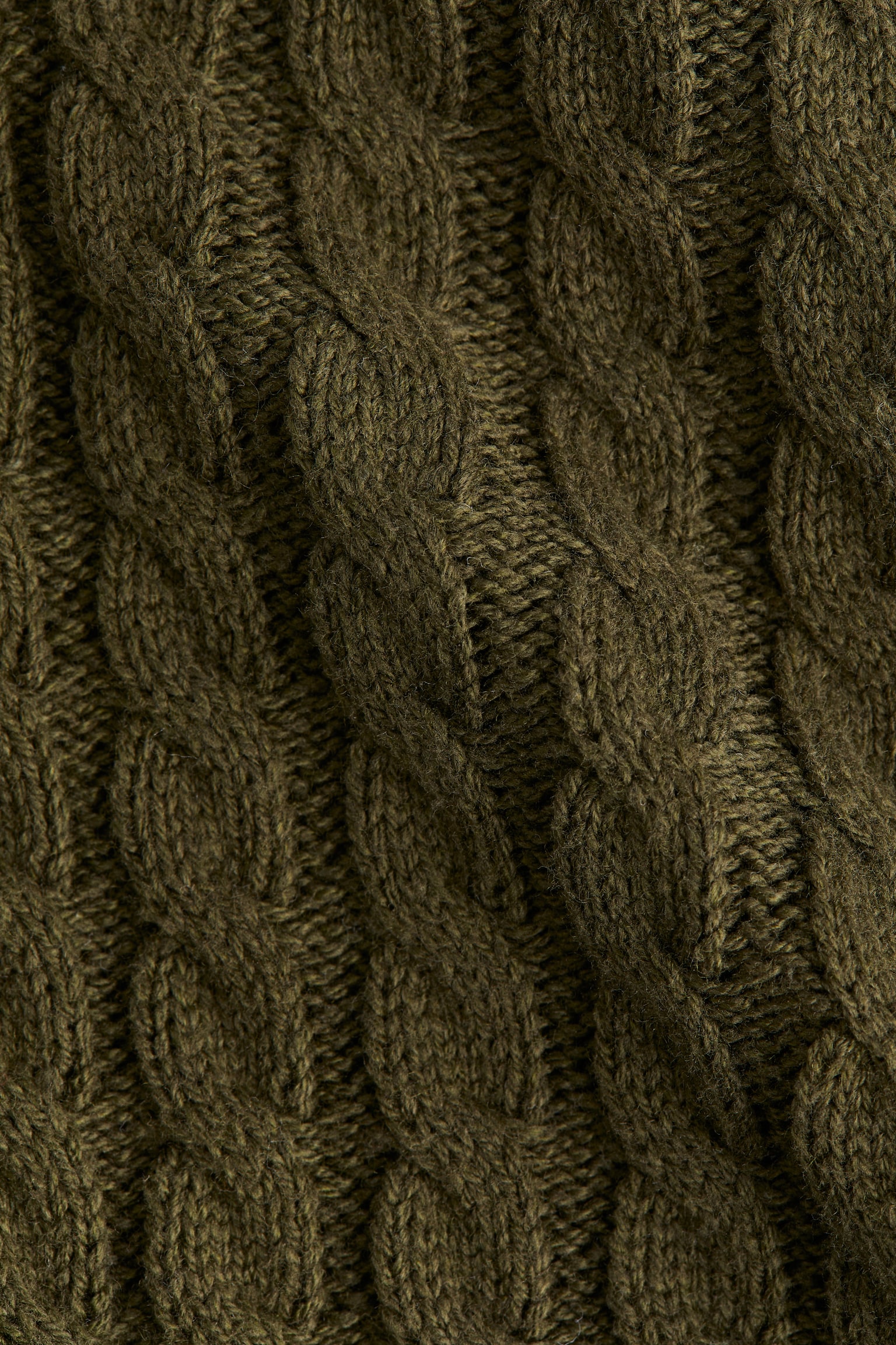 Áo gi-lê dệt vặn thừng - Màu xanh kaki đậm - 3