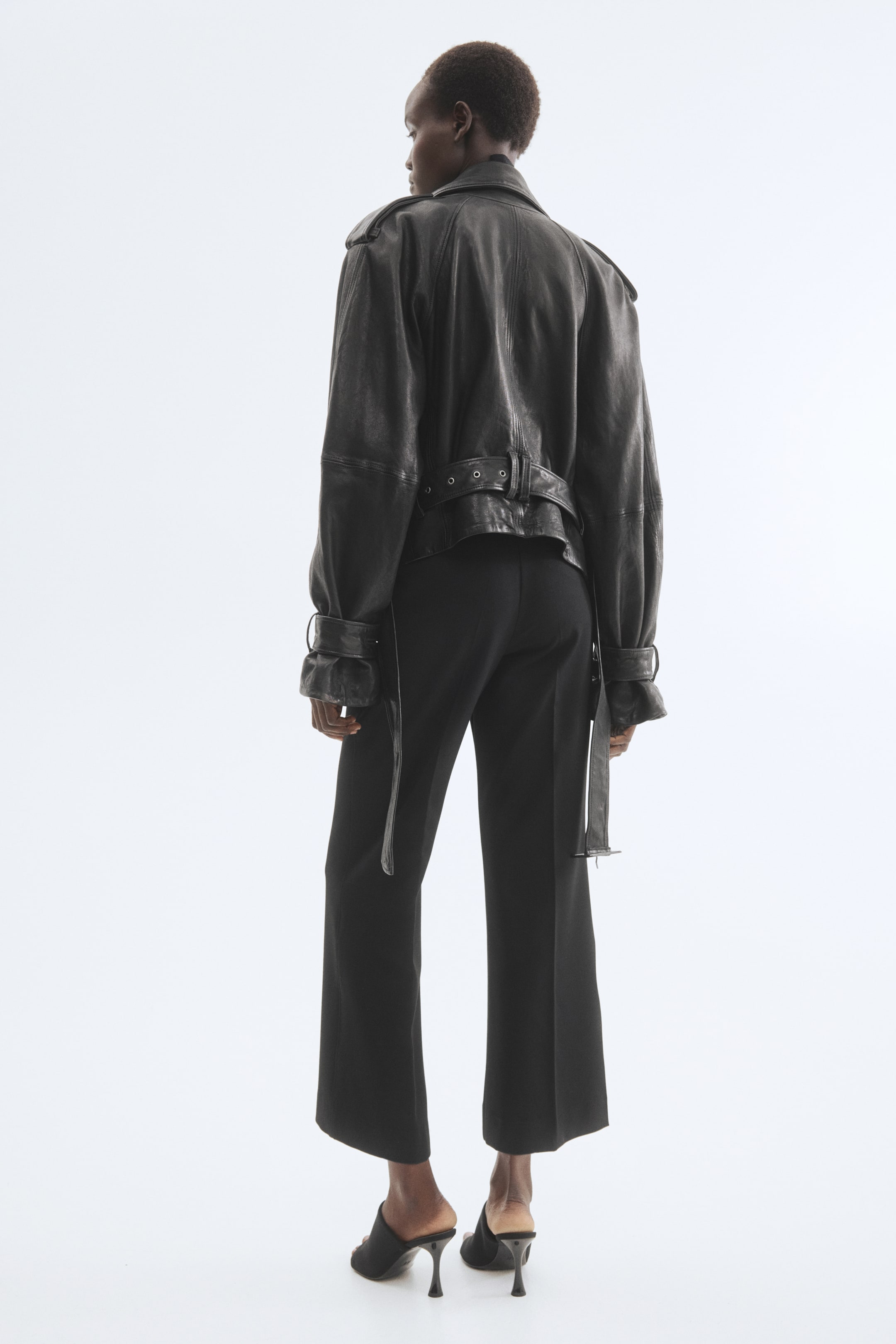 Женские брюки H&M Bootcut Ankle-Length Pants — фото 4