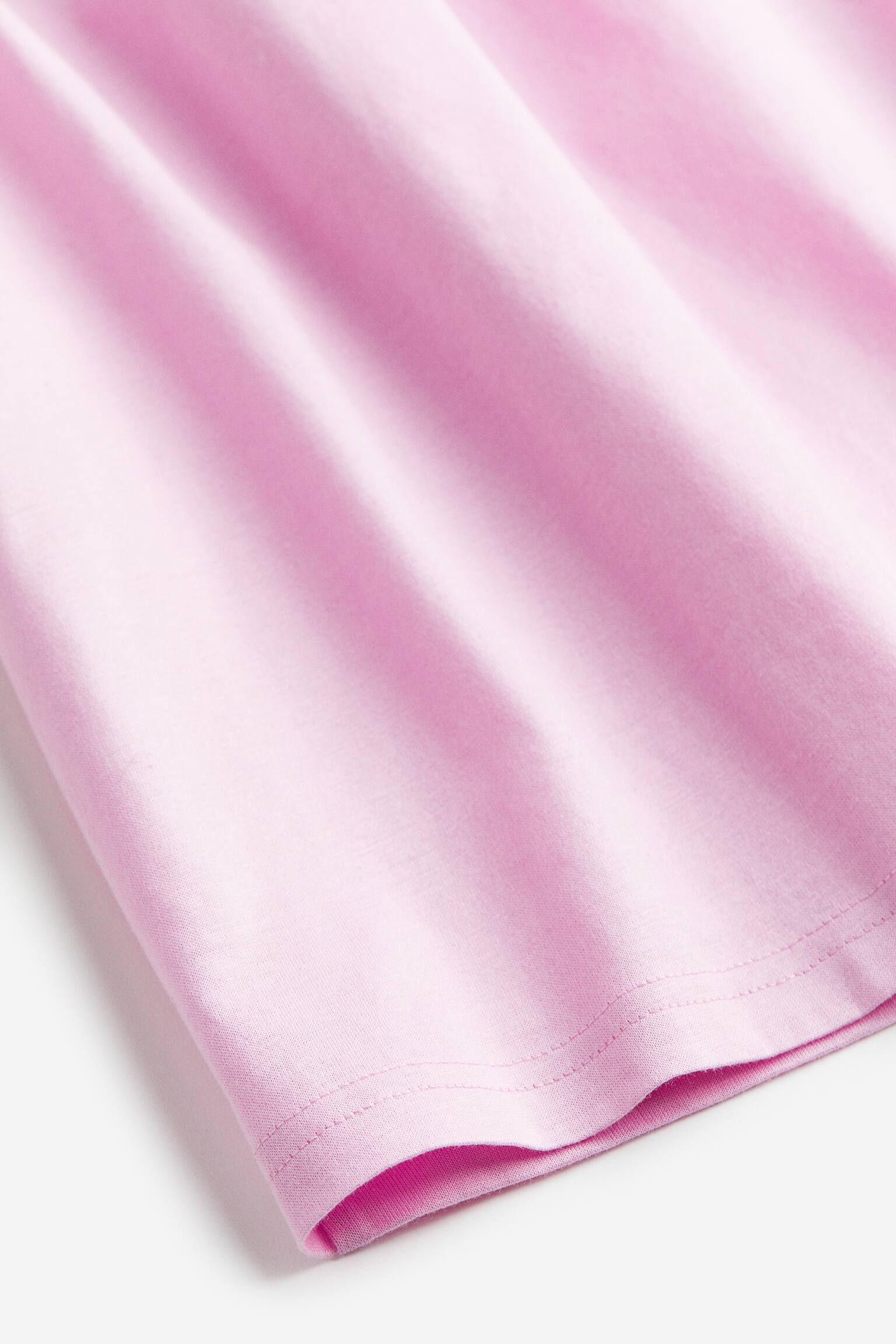 Áo thun dáng hộp - Màu hồng nhạt - 2