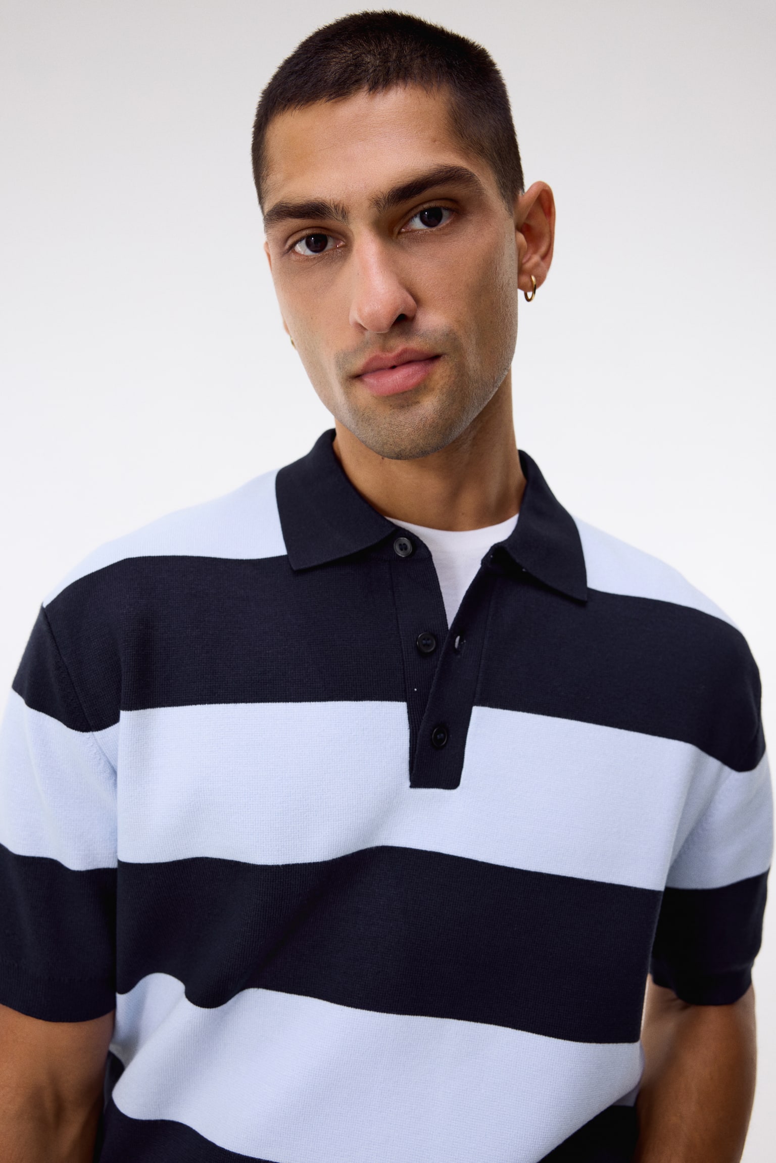 Regular Fit Polo shirt - Navy blue/Striped/亮紅色/條紋/Burgundy/Striped - 3